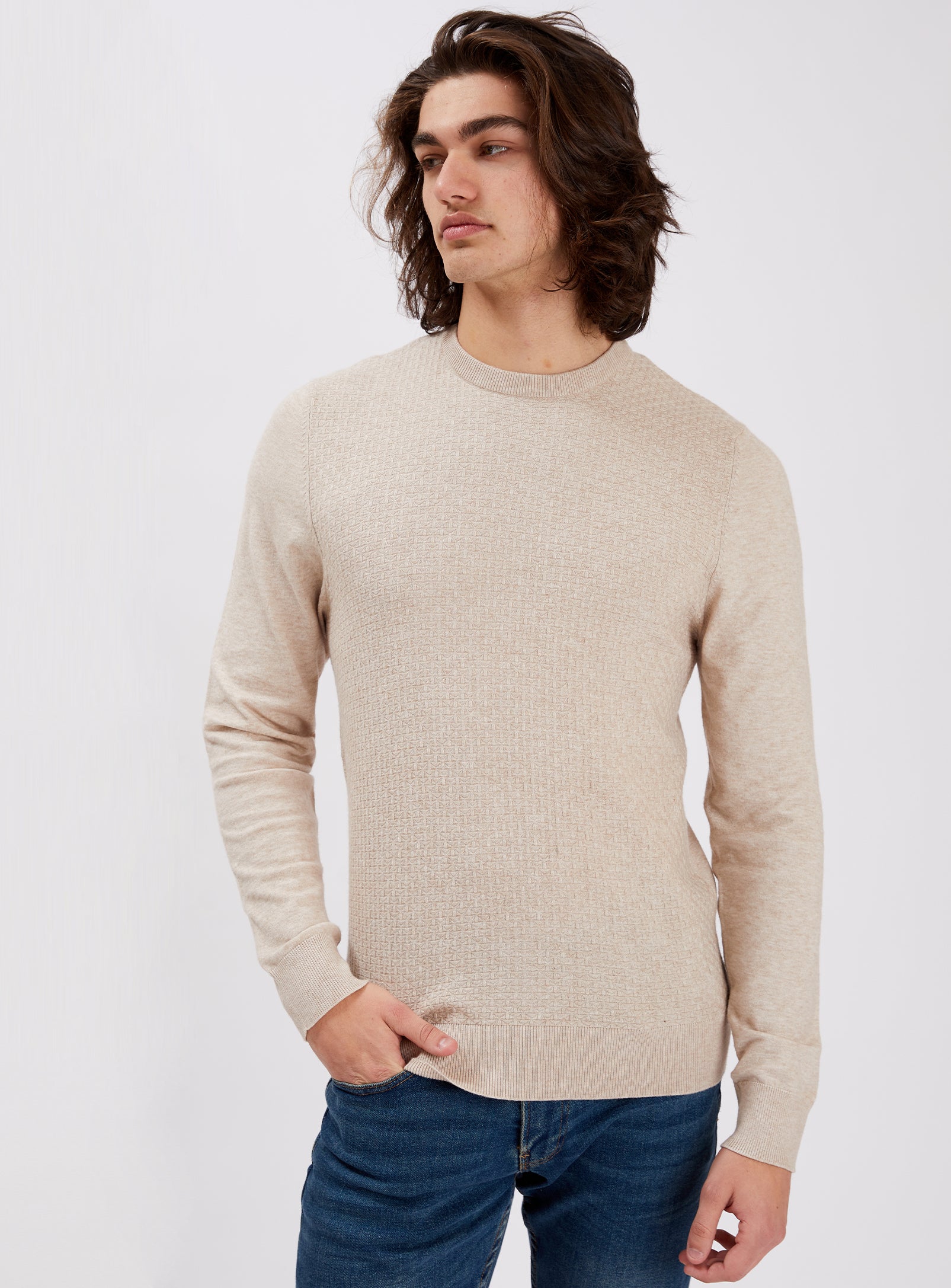 LOGAN |Cashmere-like sweater