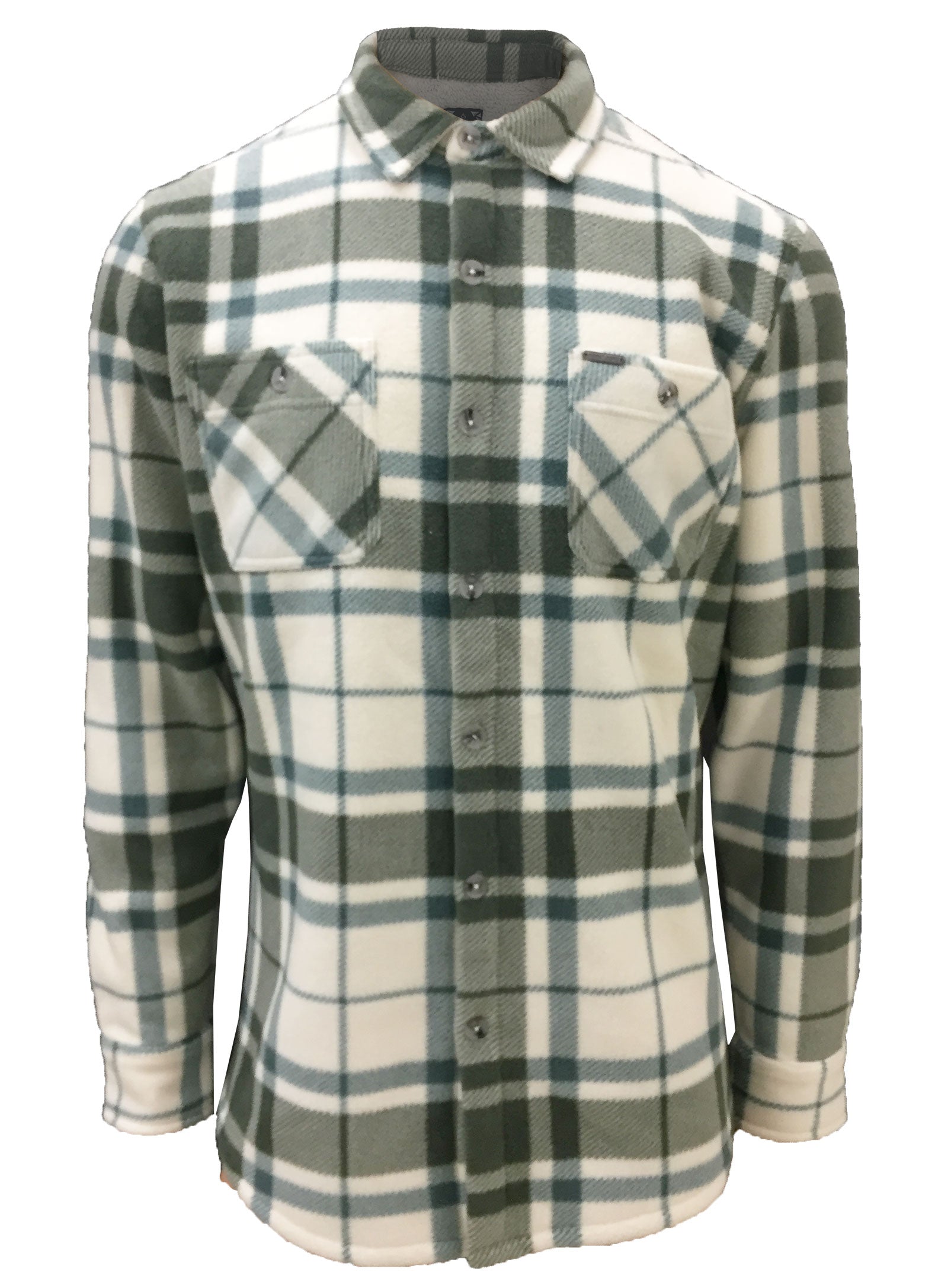 CHRIS | Polar Fleece Checkered Bonded Overshirt