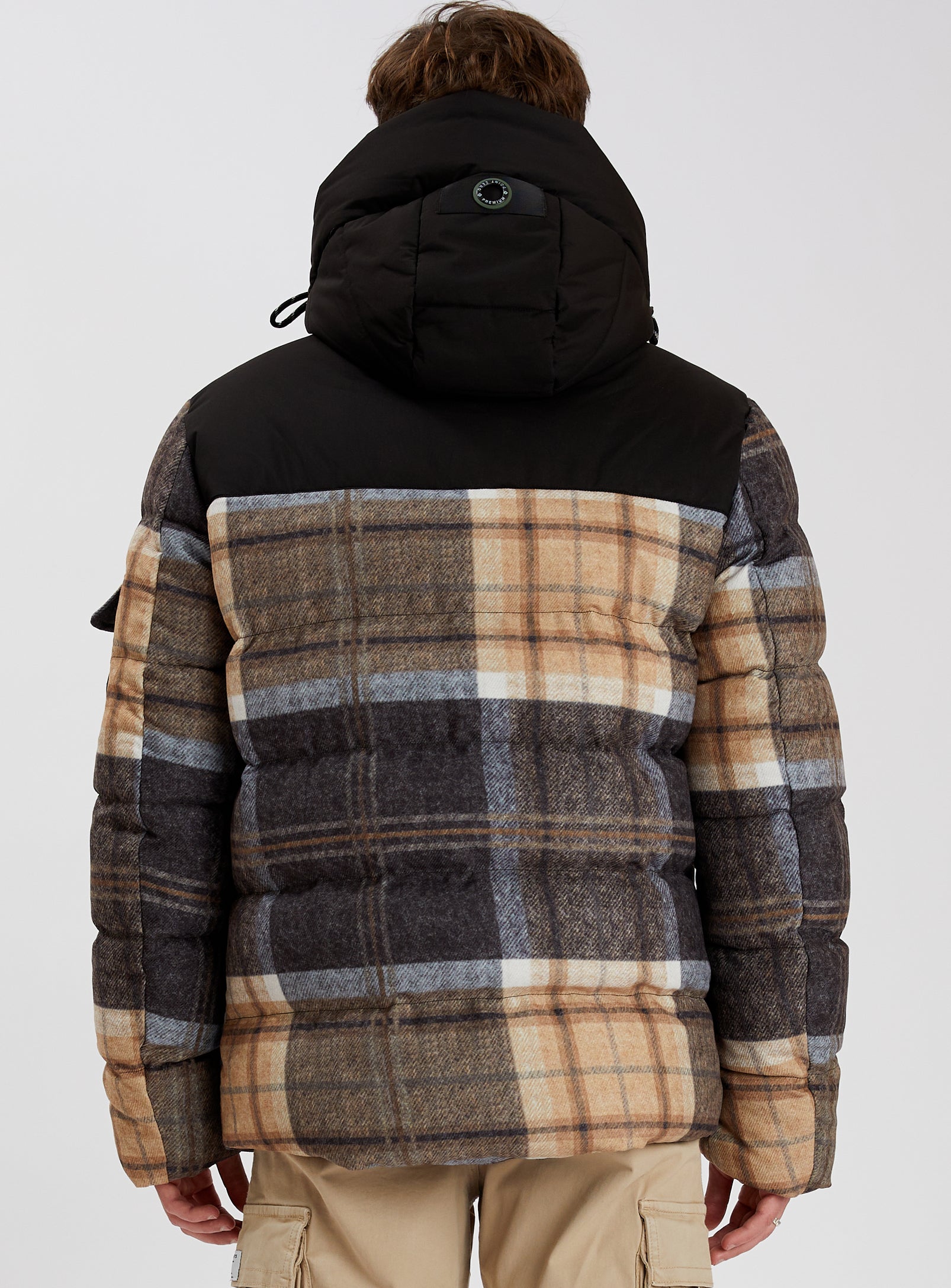 COURCHEVEL | Cashmere-Touch Plaid Printed Jacket