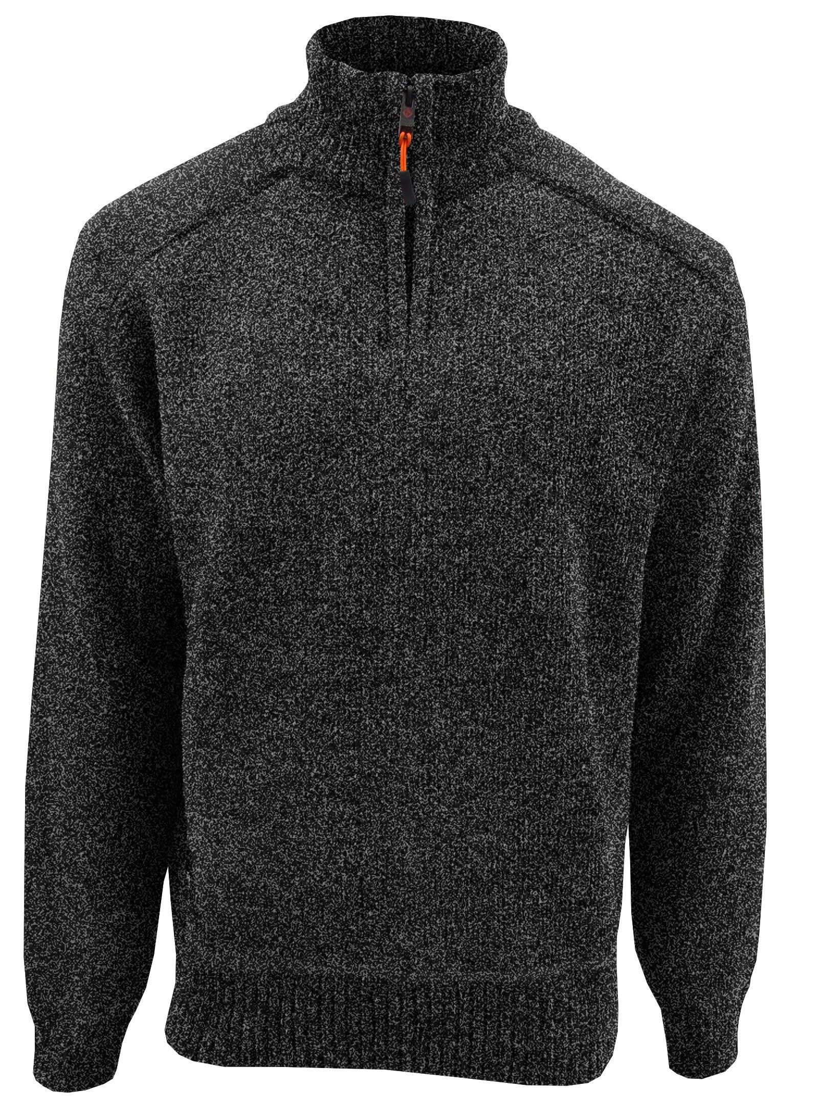 CHARLES | Bonded Chenille Mock Zip Sweater