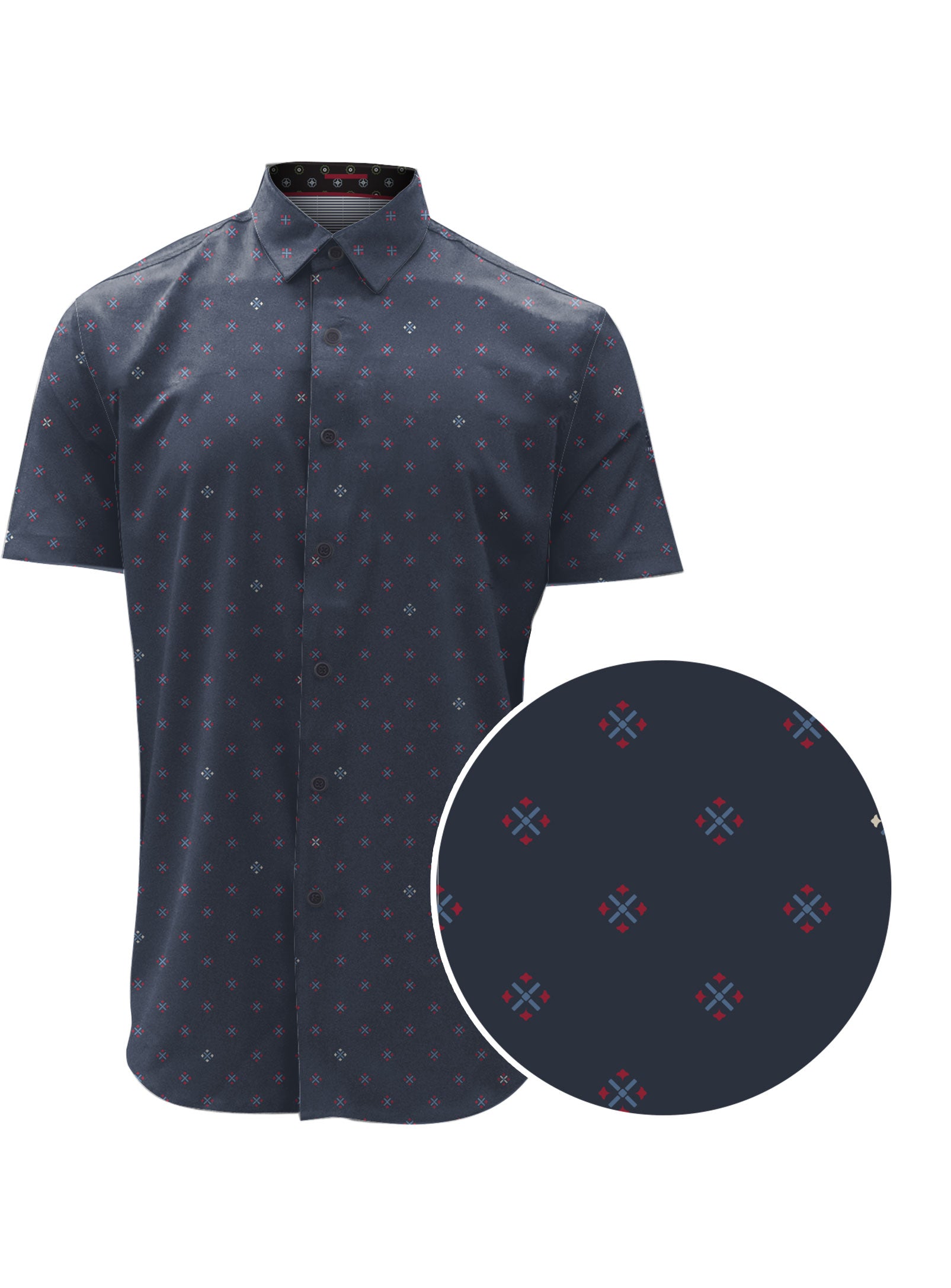 ARNOLD| Easy iron Printed short-sleeve Shirt