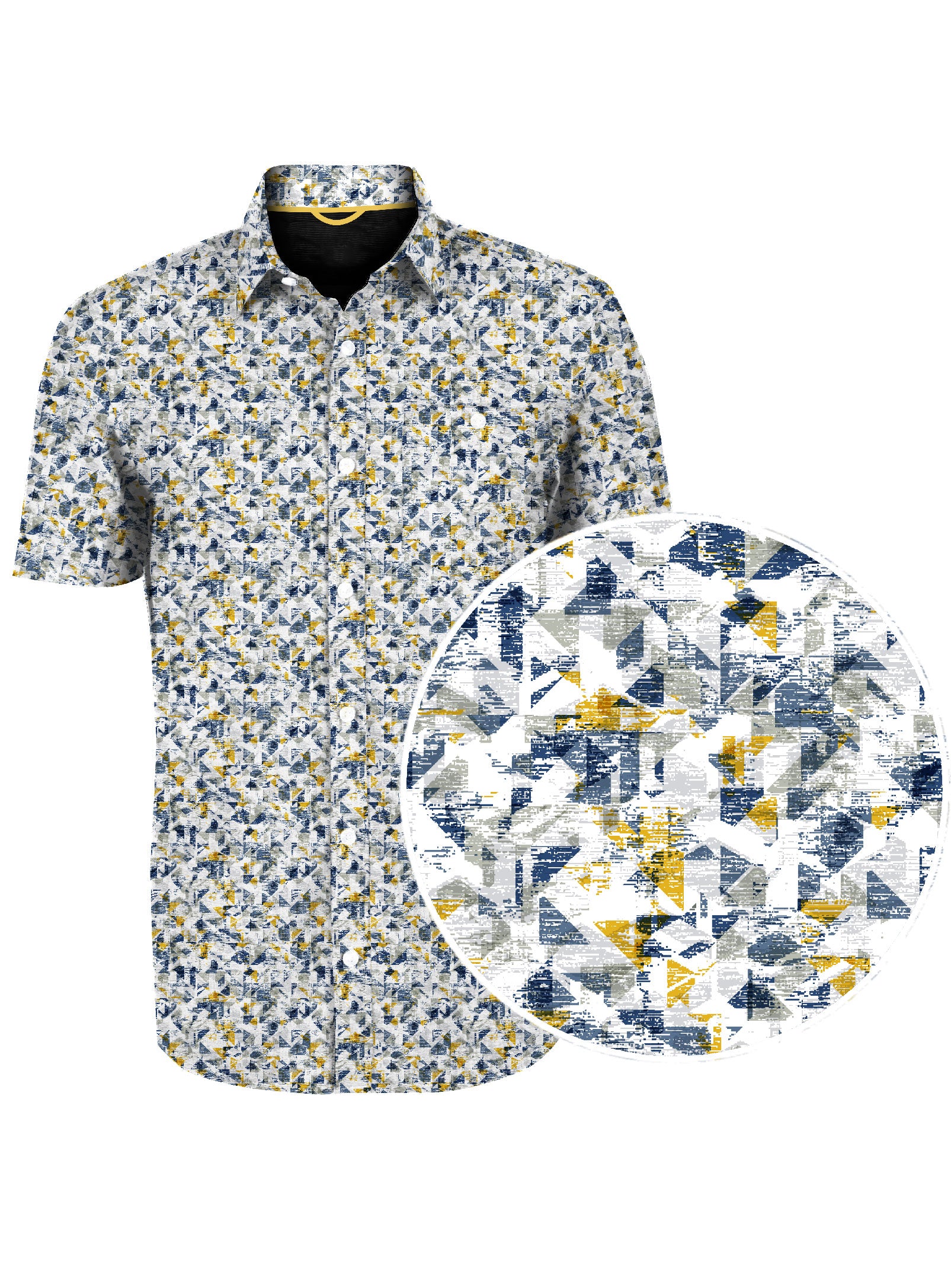 NATHANIEL| Printed recycled stretch dry edition Shirt