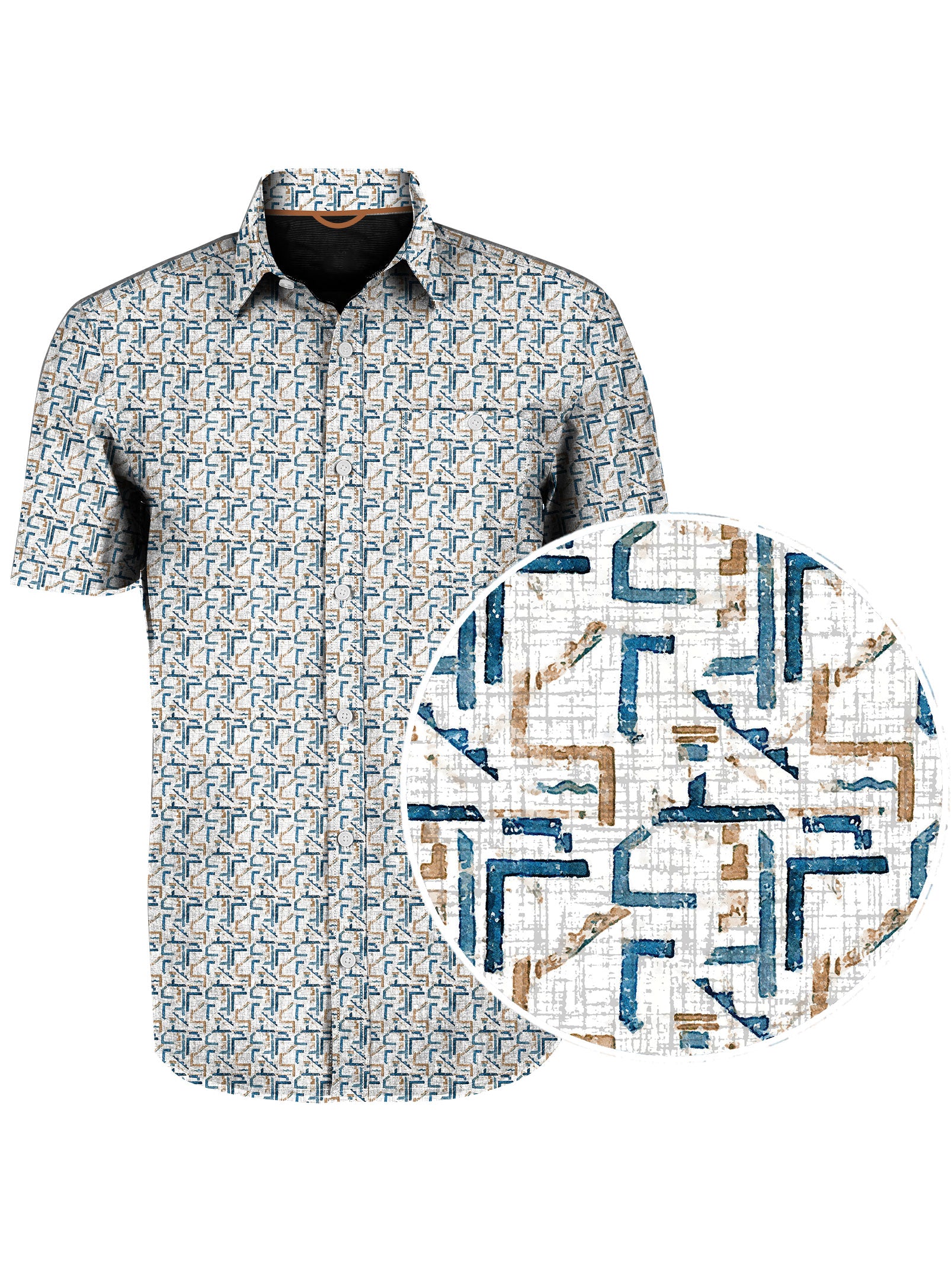 CHANDLER|Recycled four way stretch dry edition printed Shirt