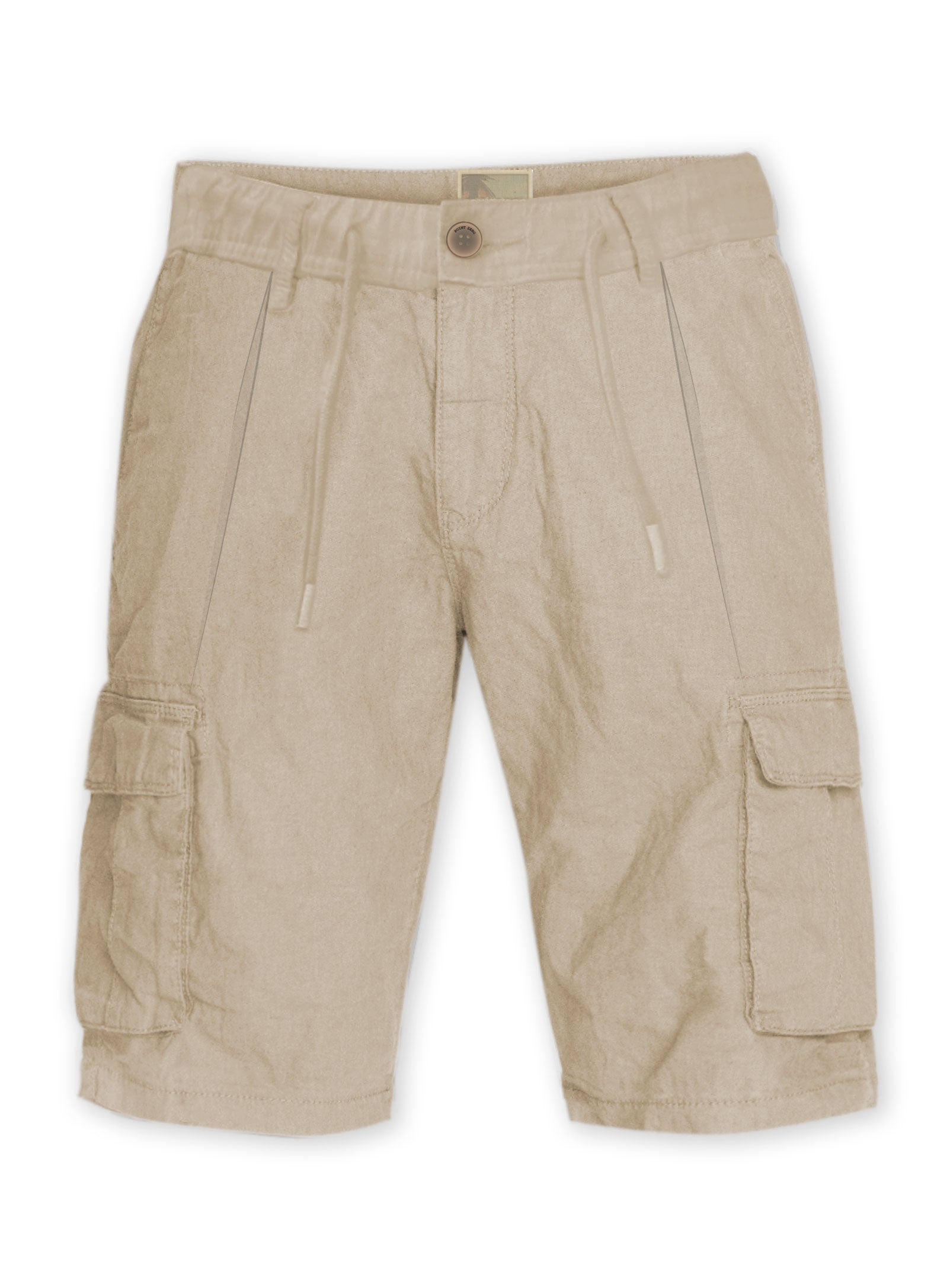 BAZEN | Linen cargo shorts