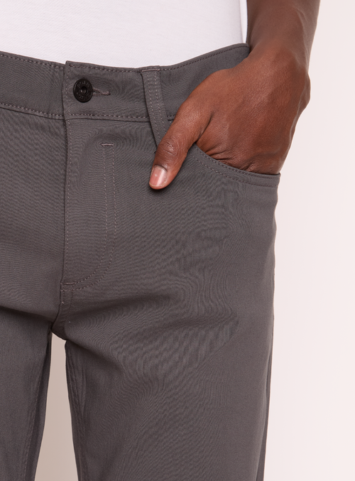 Five Pocket Stretch Pant - Steel Grey
