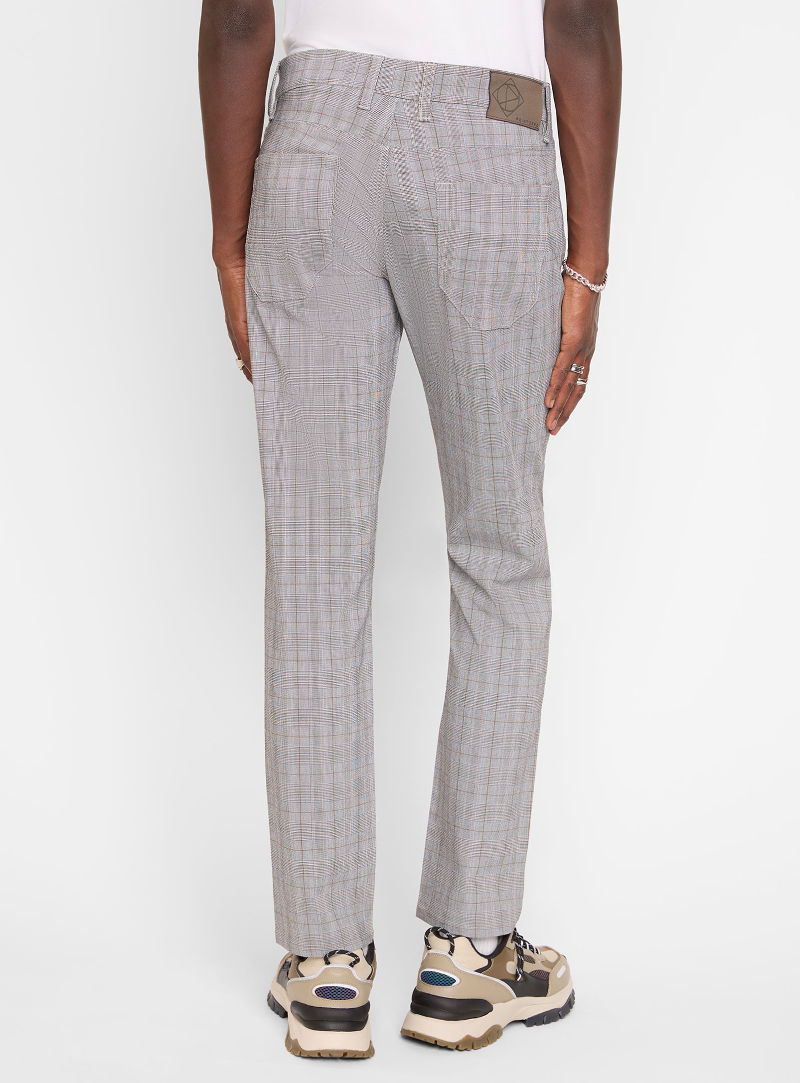 ALAN| Super Flex Plaid Trouser