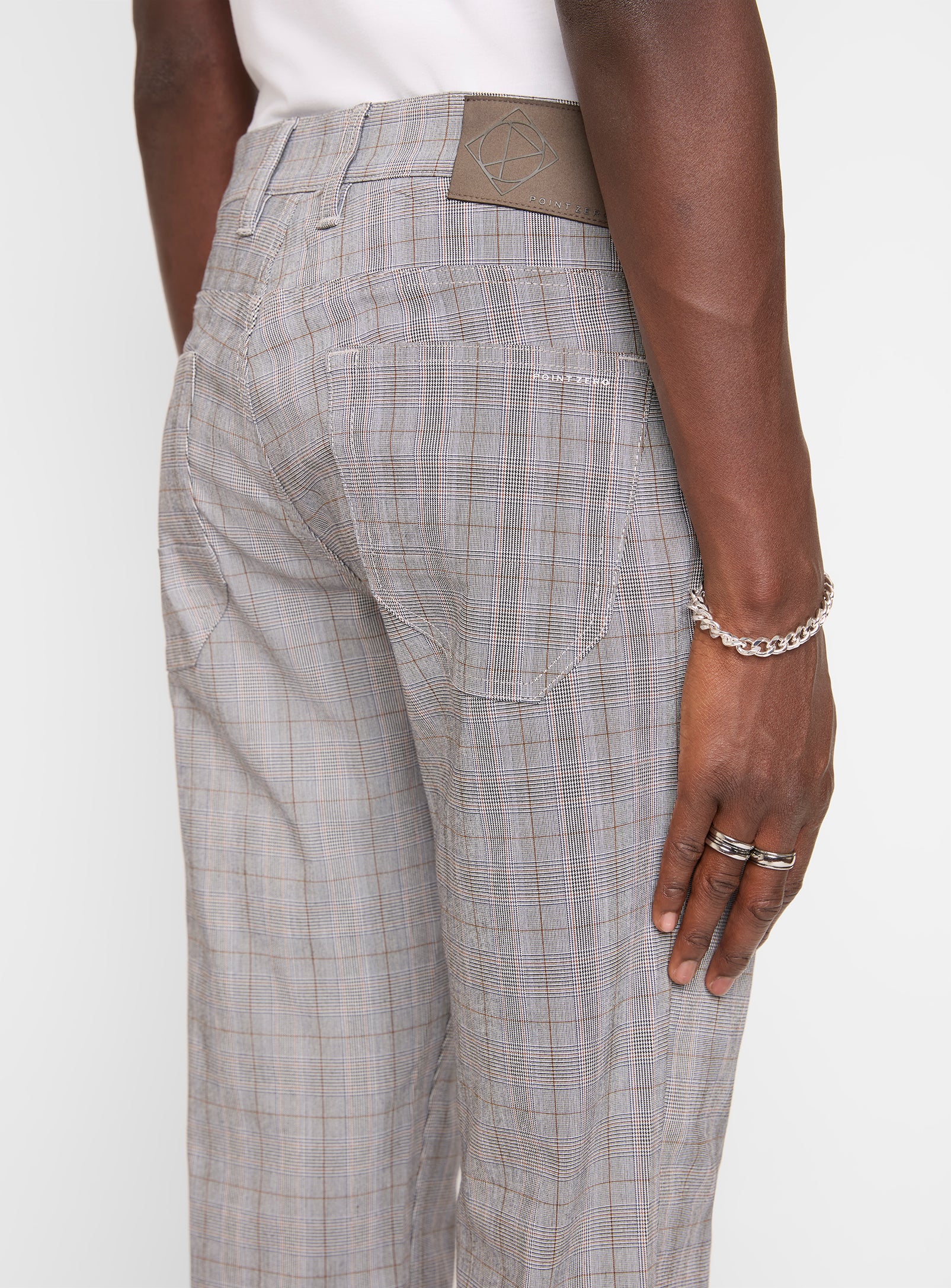 ALAN| Super Flex Plaid Trouser