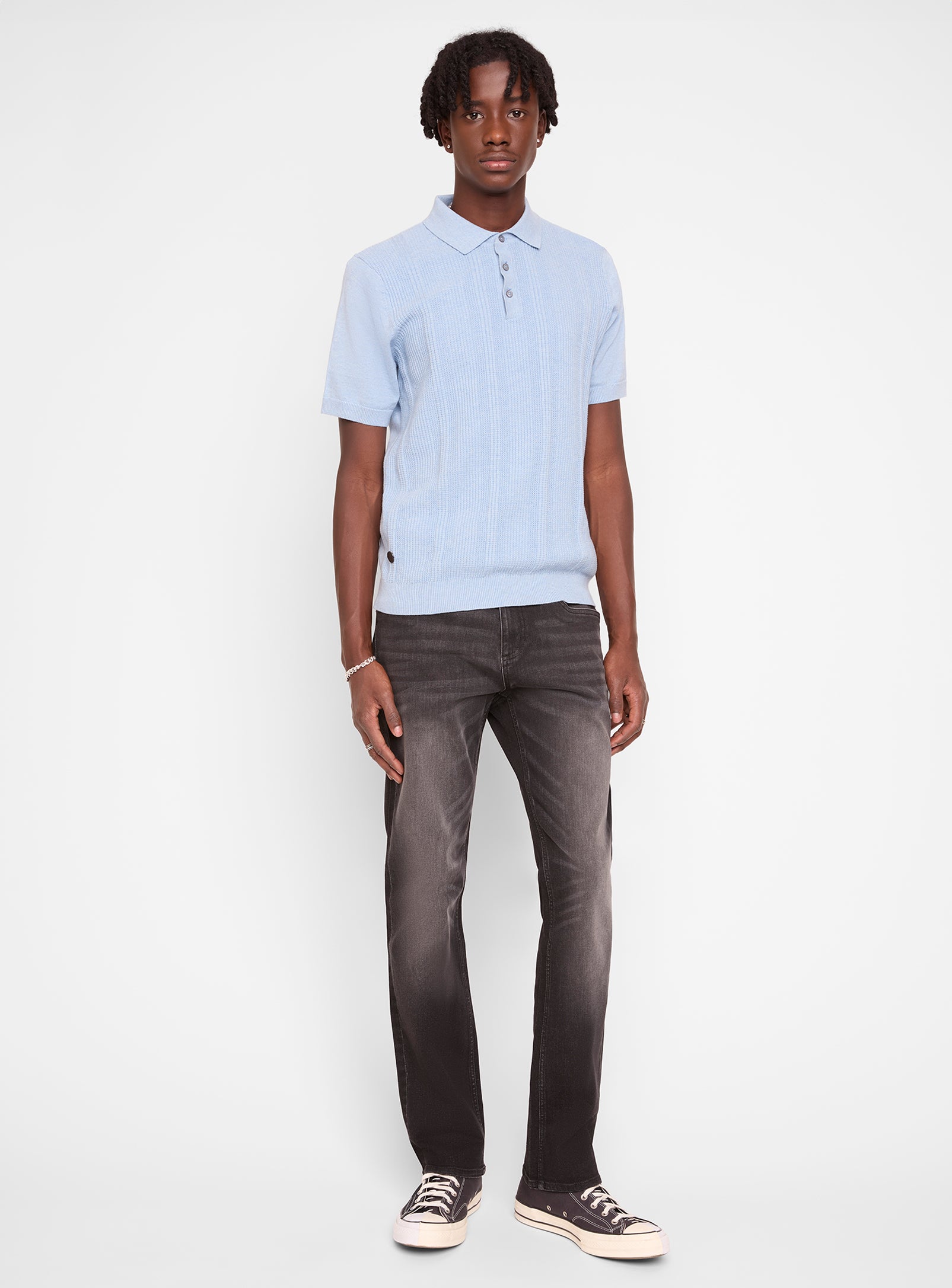 ALEXANDER| Straight fitted jeans with 5 pockets