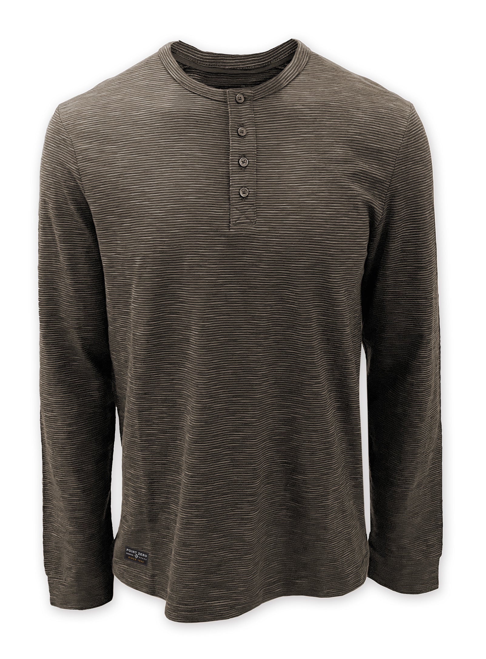 RILEY| 2-tone wide slub jersey long-sleeve Top