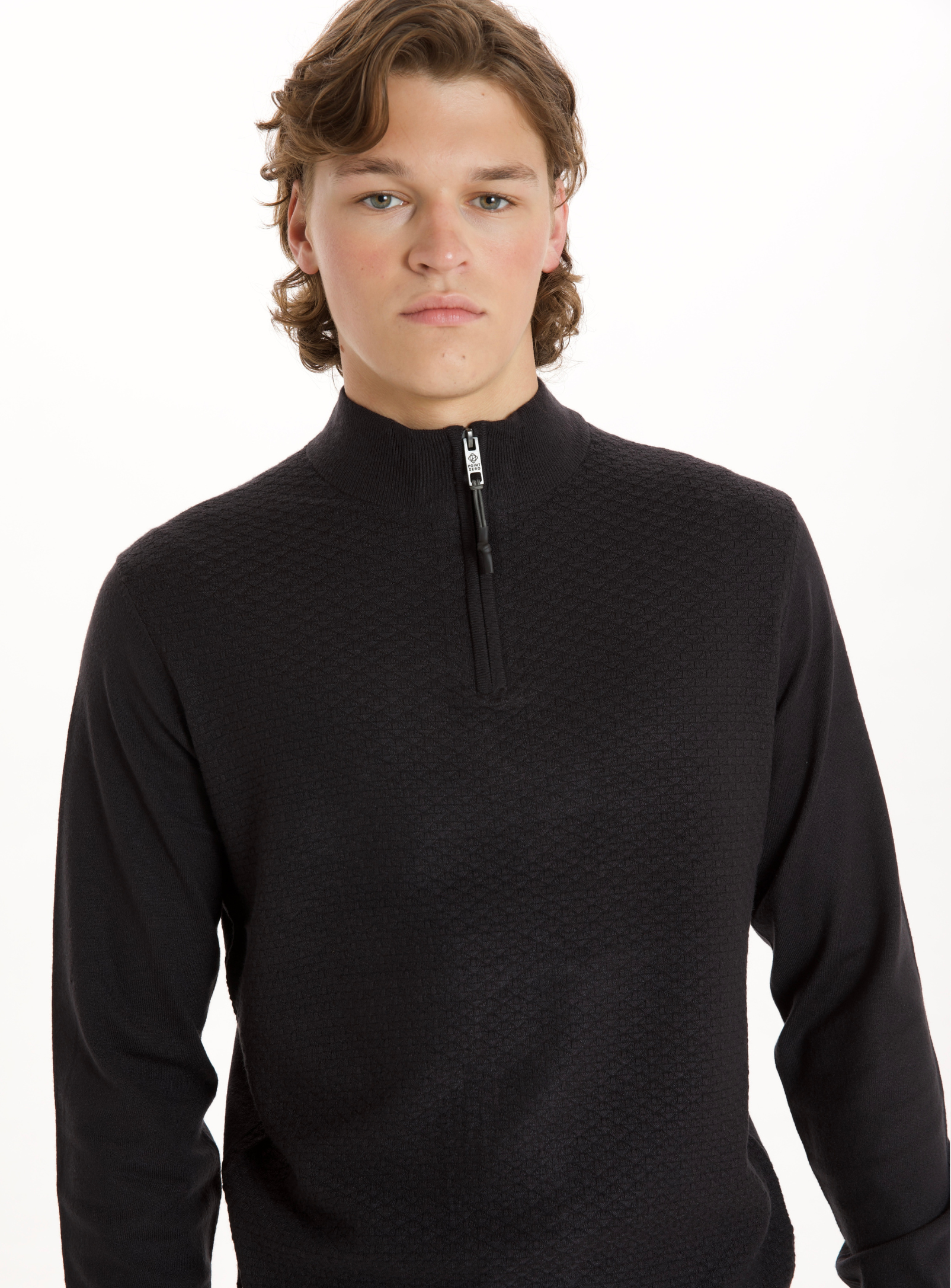 LANDEN | Cashmere-like Quarter Zip