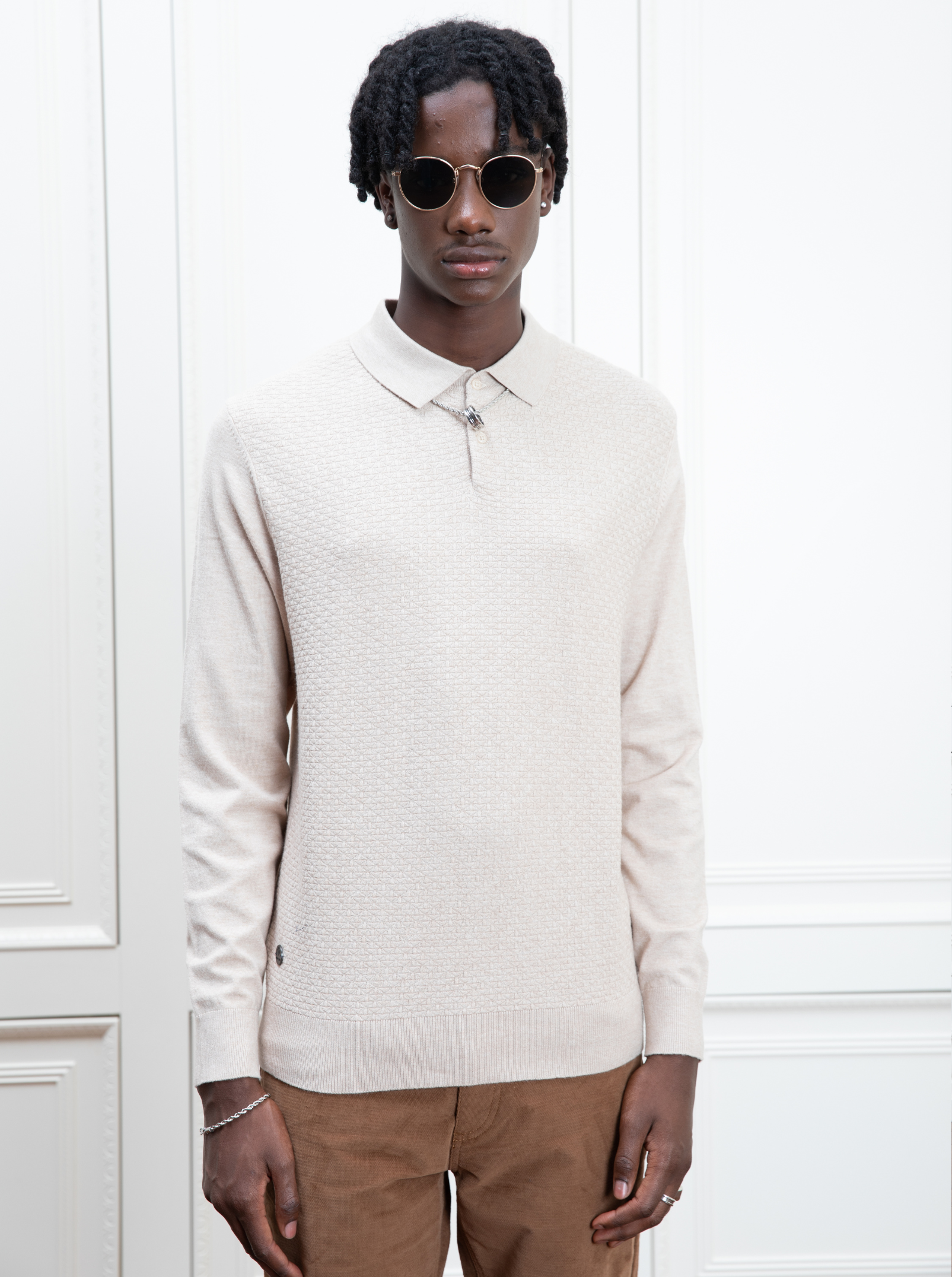 LOLAN| Cashmere-like Polo