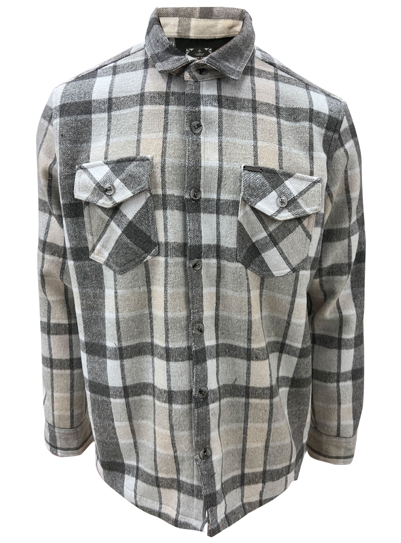 JERRY| Polar fleece checkered bonded Shirt