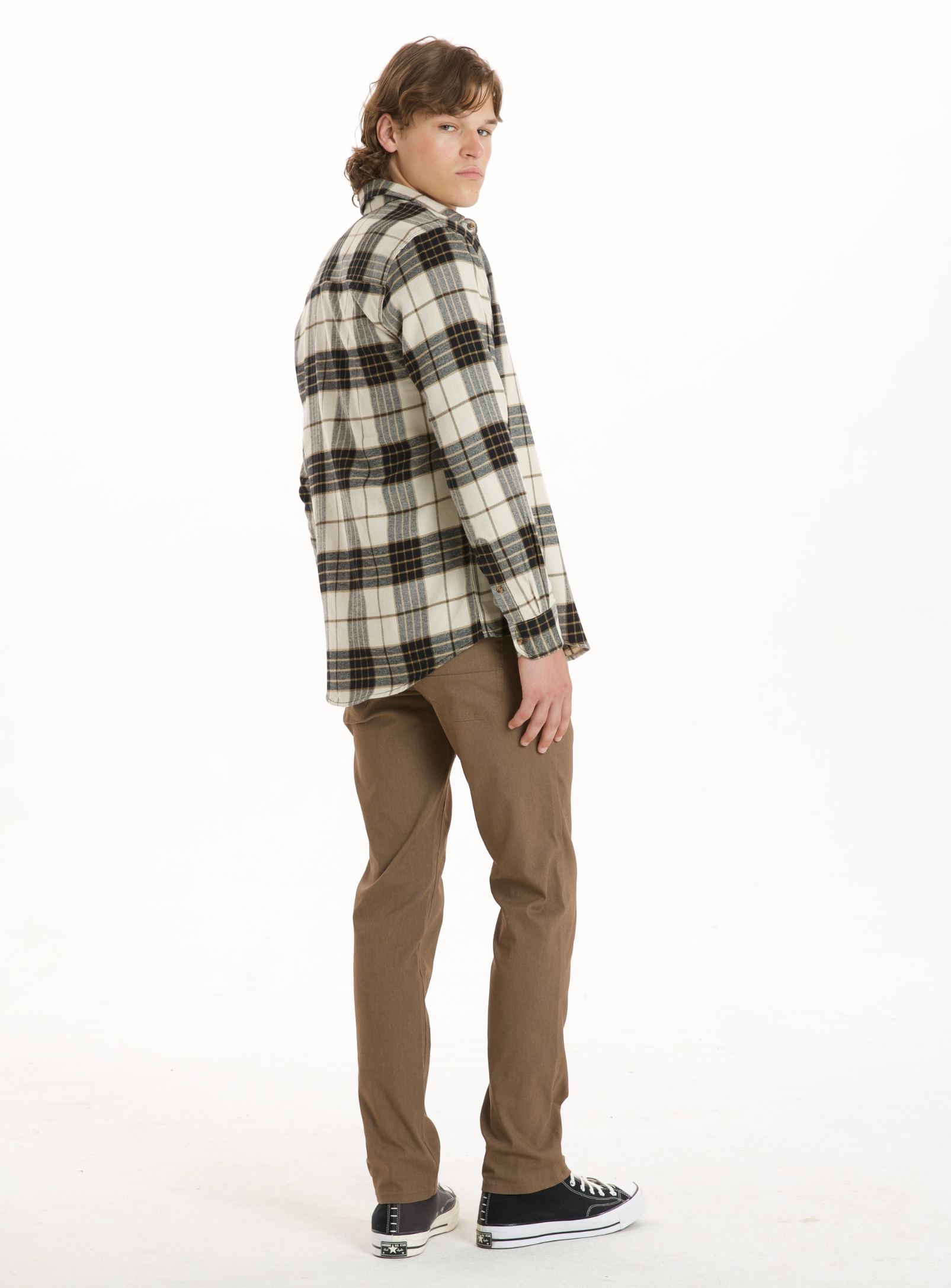 EDEN| Light Flannel with buttons front