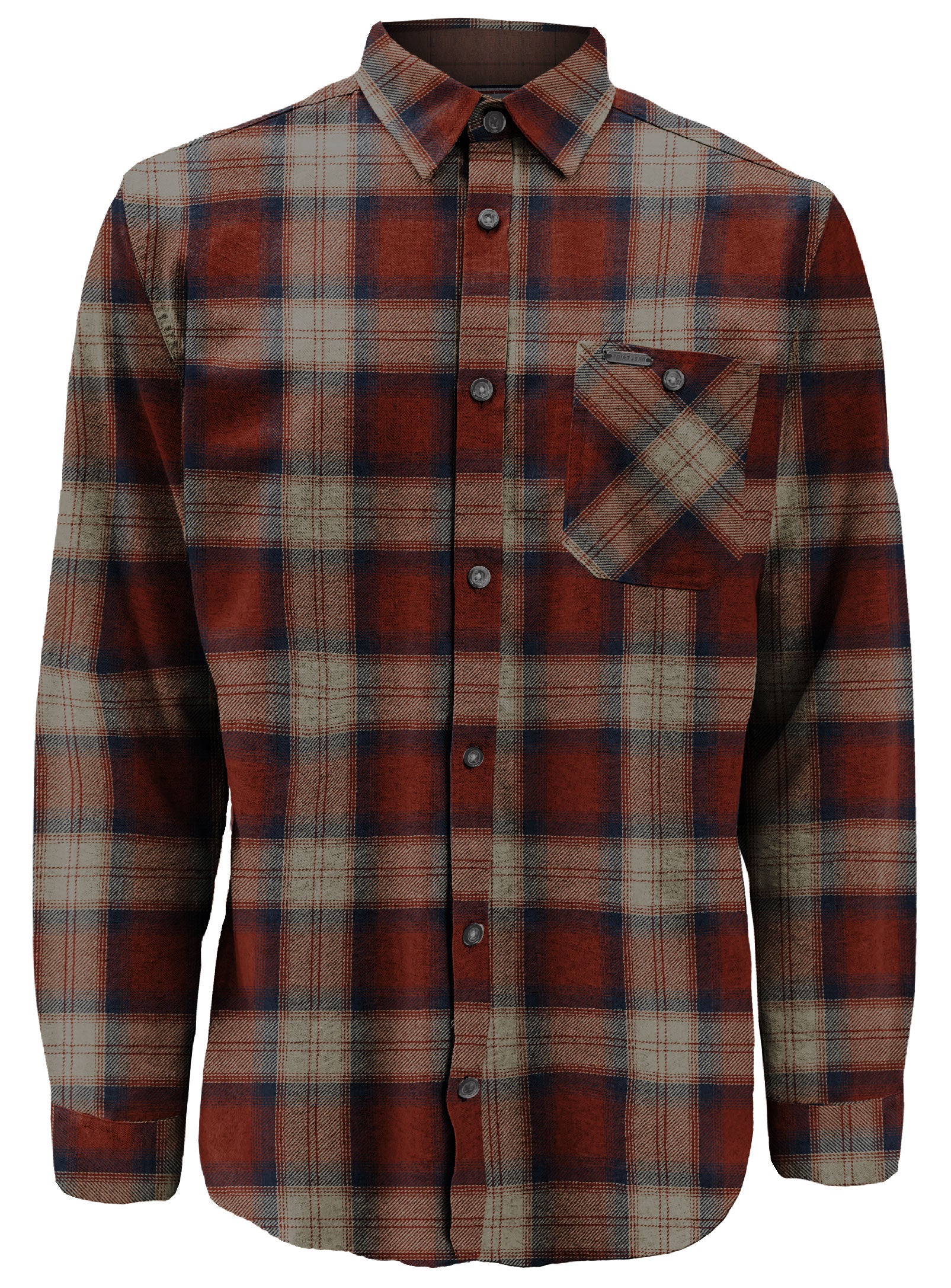 WOLF| Light Checkered Flannel