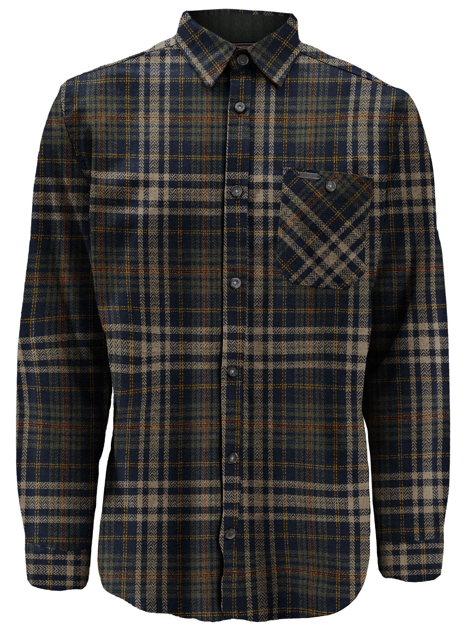 JIN | Checkered semi-fit overshirt