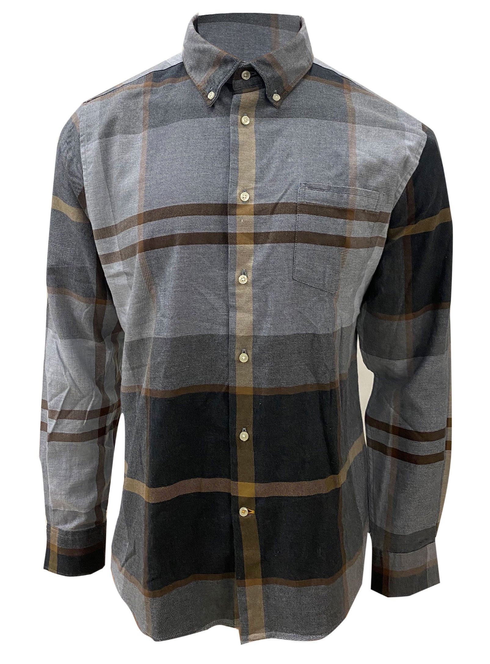 HARLEM | Light Brush Checkered Flannel Overshirt