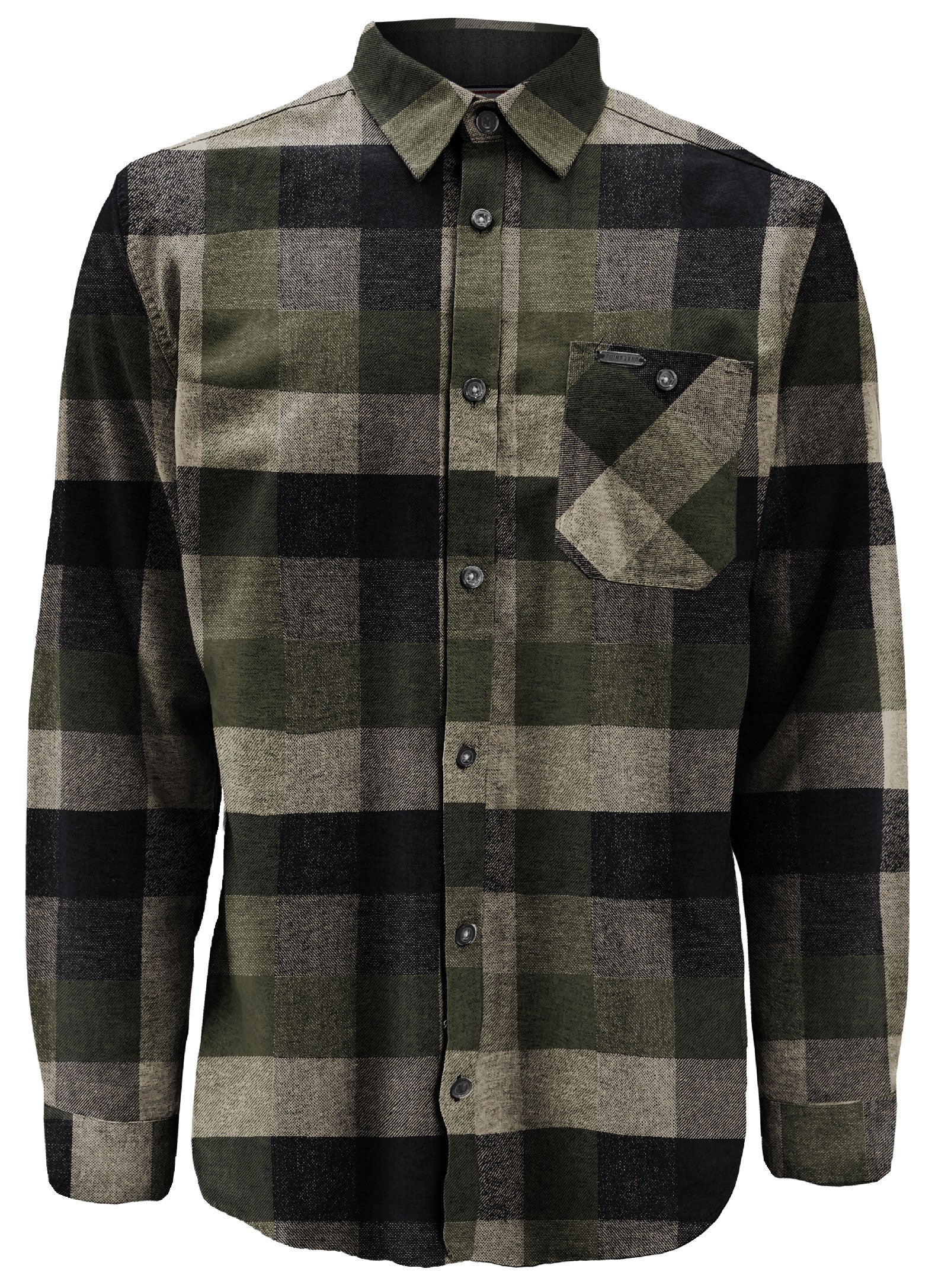 SEVERN| Cotton Light Brush Flannel Overshirt