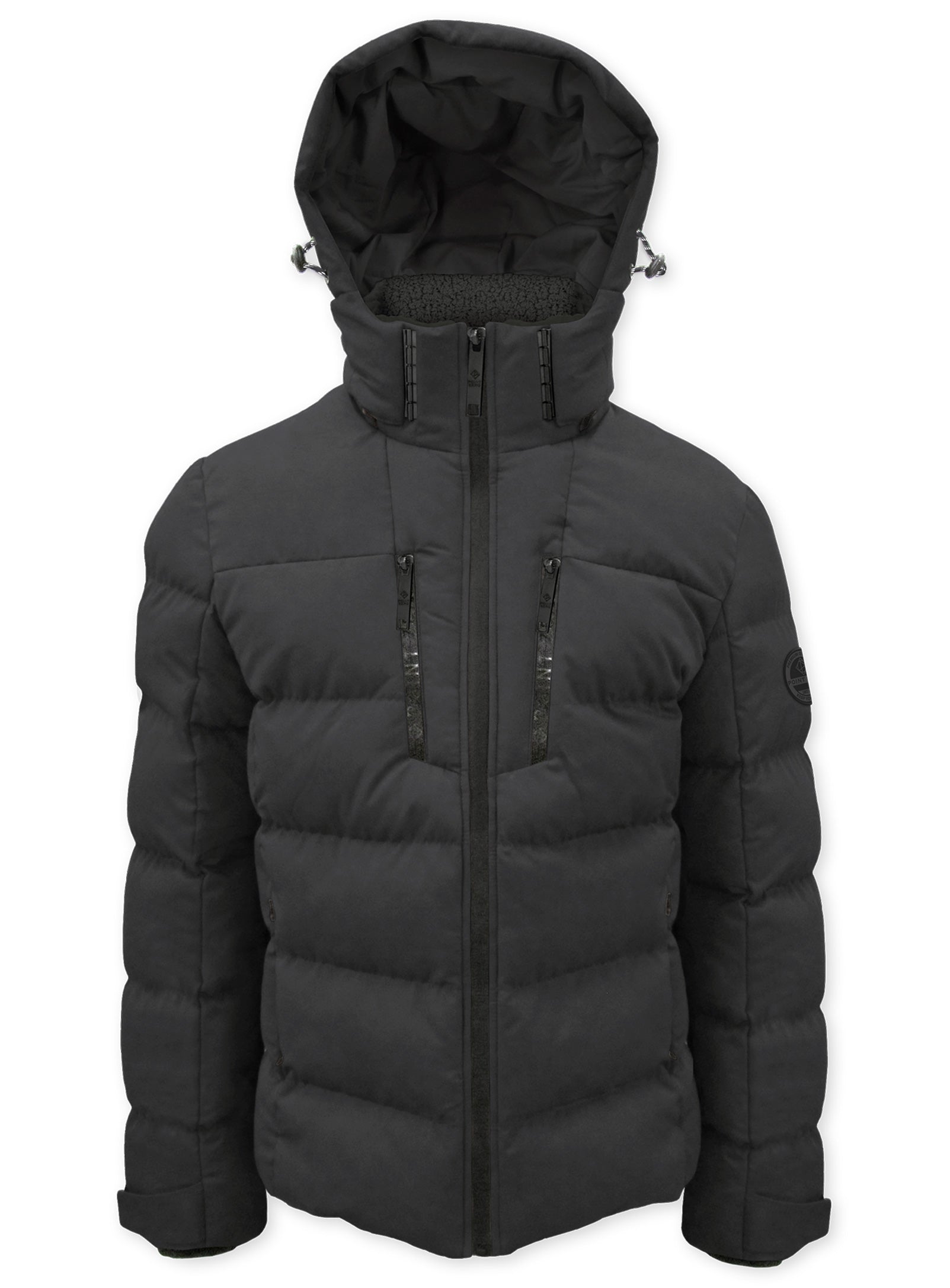 CYPRESS|Puffer with Sherpa interior collar