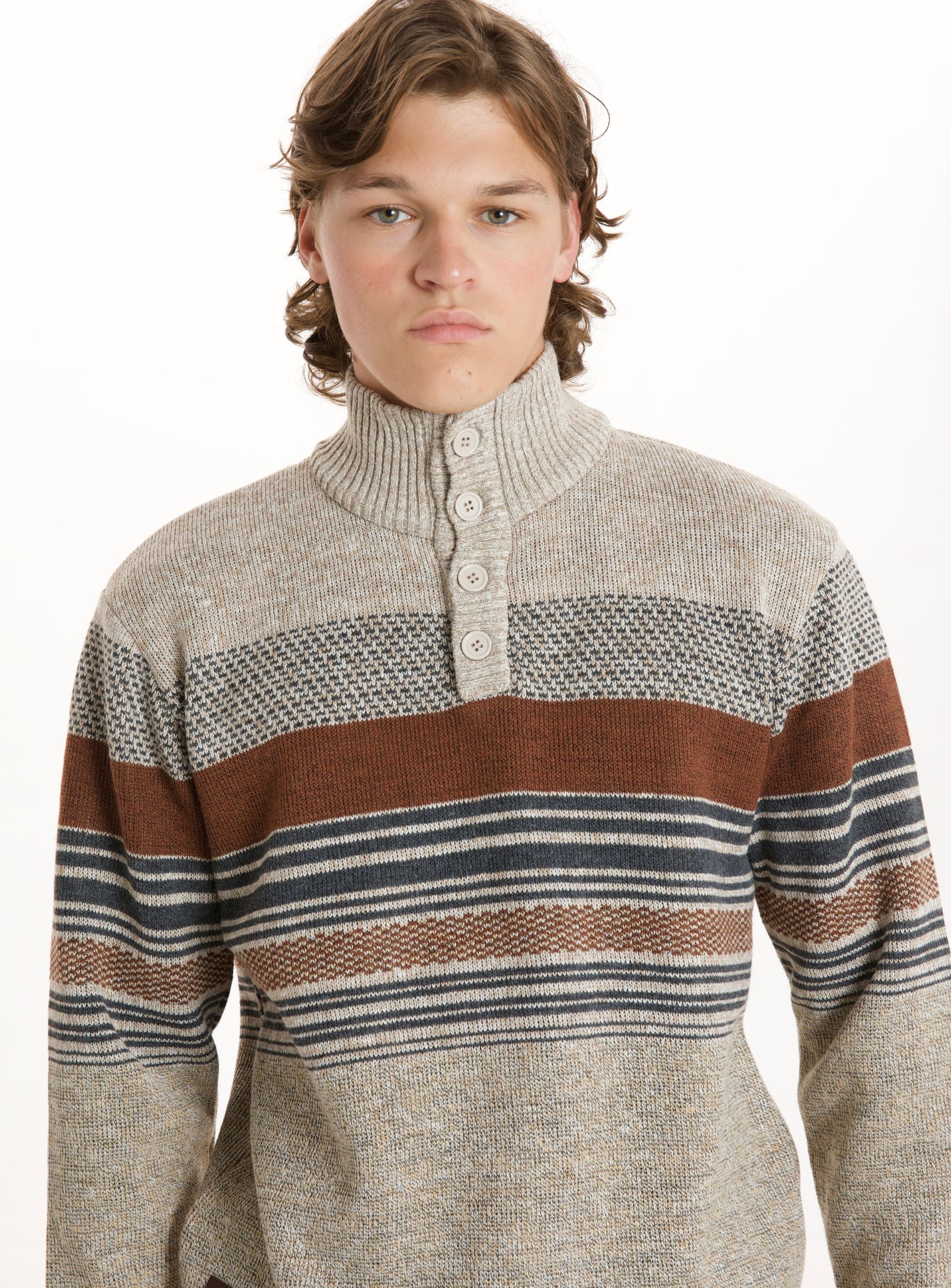 MARTIN| Textured long-sleeve Sweater