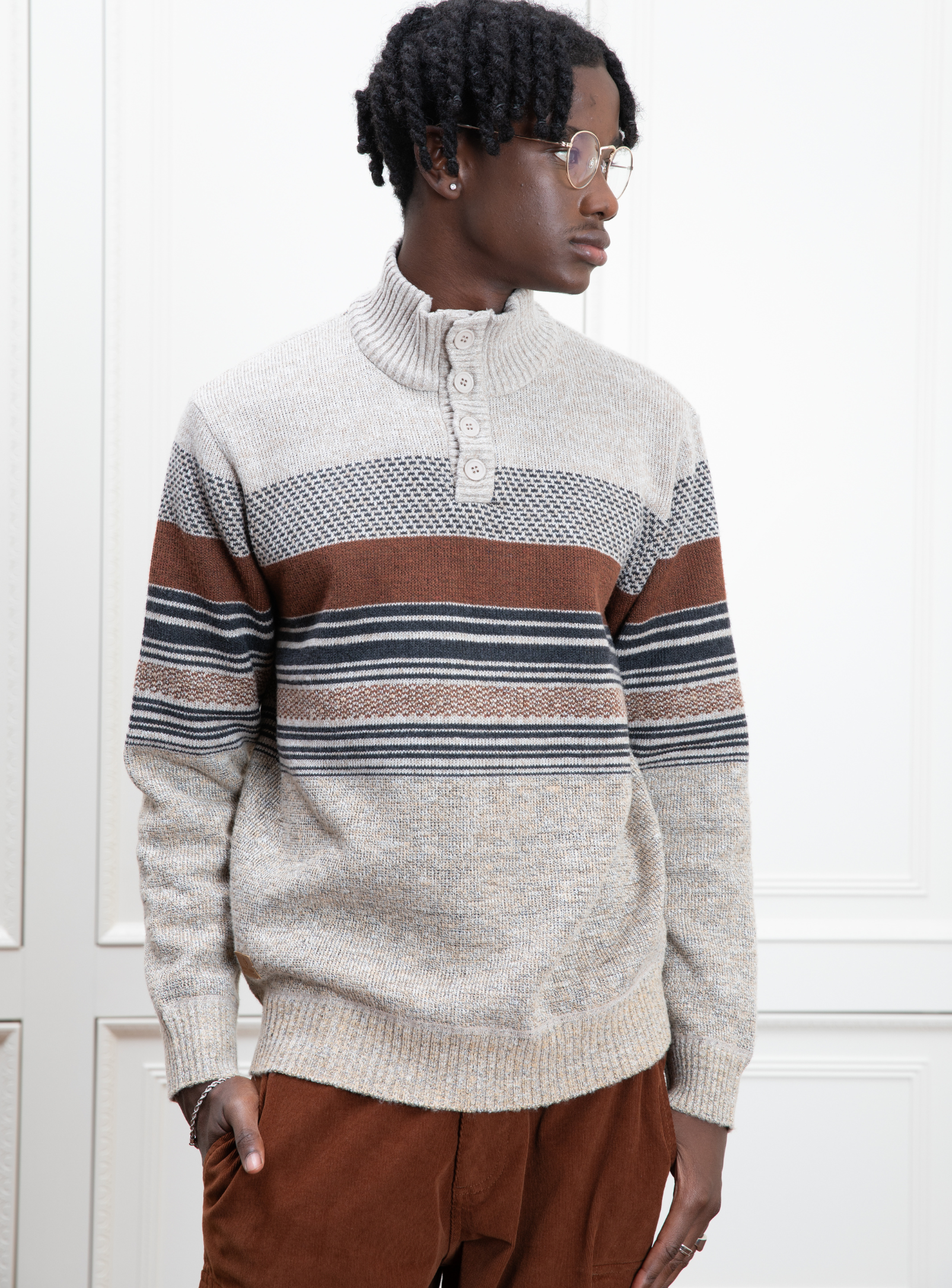 MARTIN| Textured long-sleeve Sweater