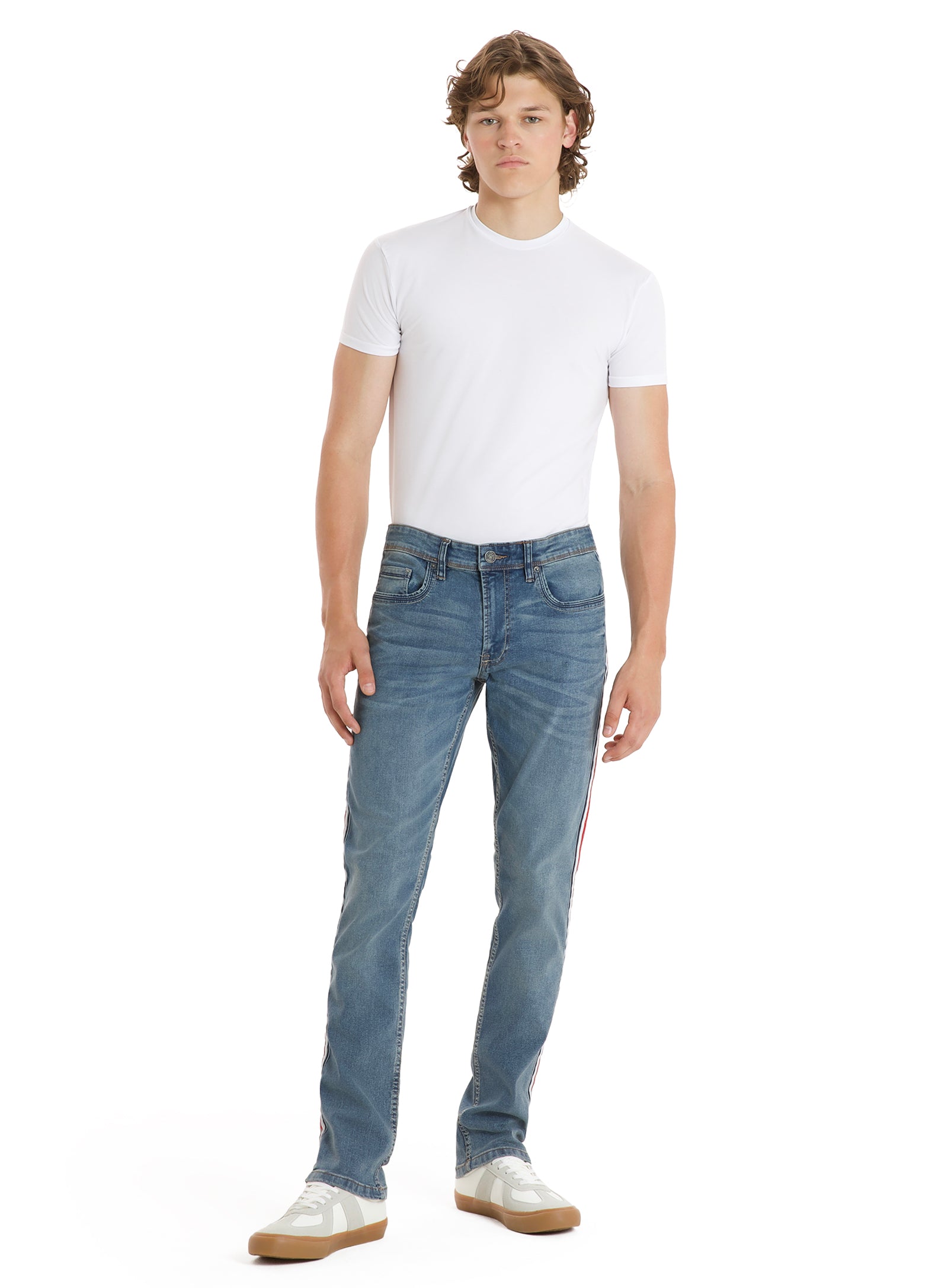 Kyle | Stretch Jeans with side tape