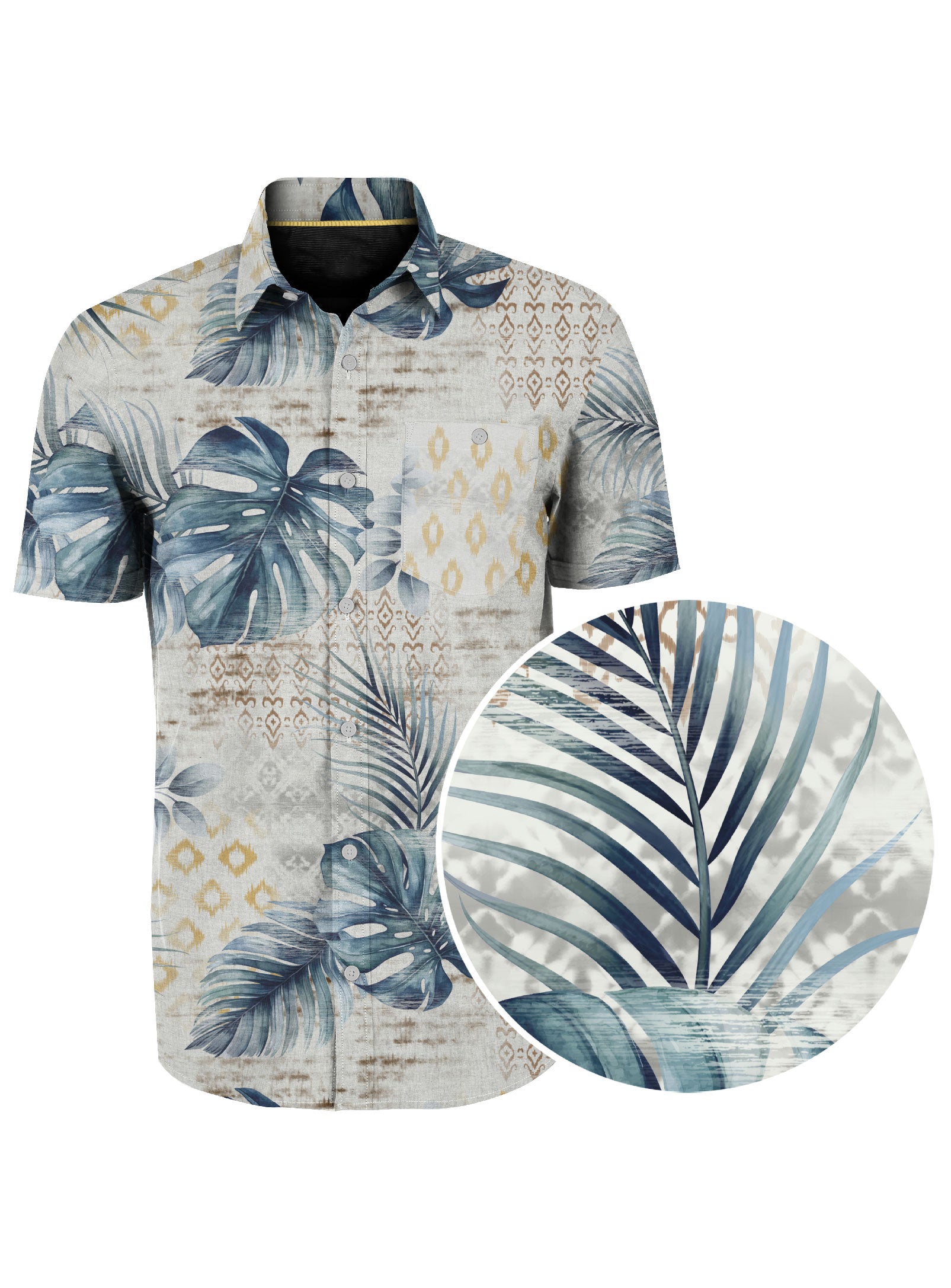 RYLIE | Dry Edition Erotic Leaves Print Shirt