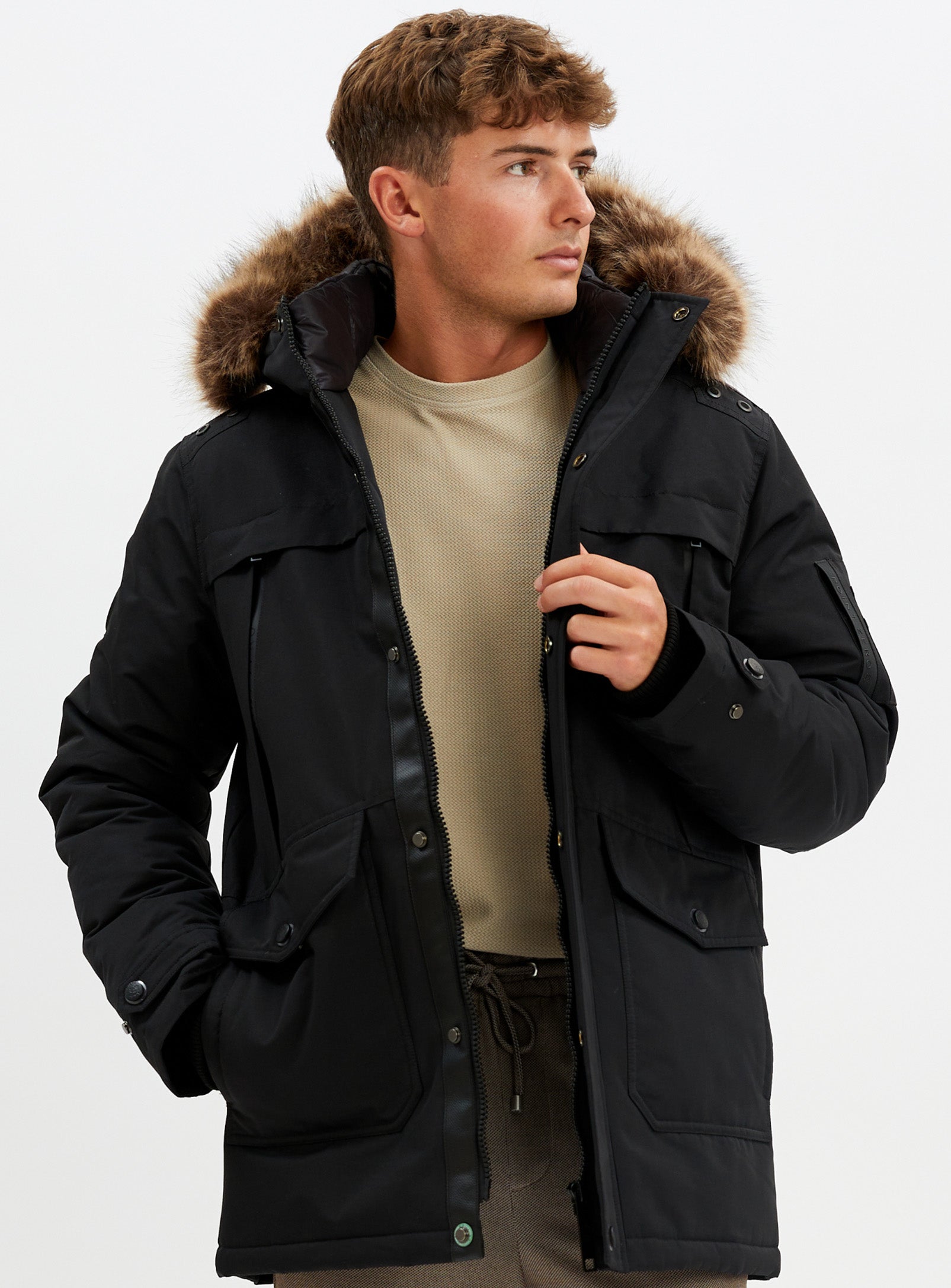 MARIANO | Hooded mid-length parka