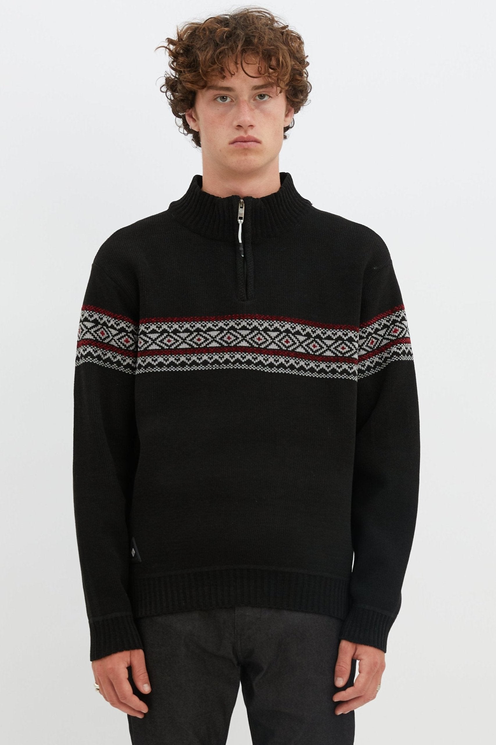 ETHAN | Mock neck bonded sweater