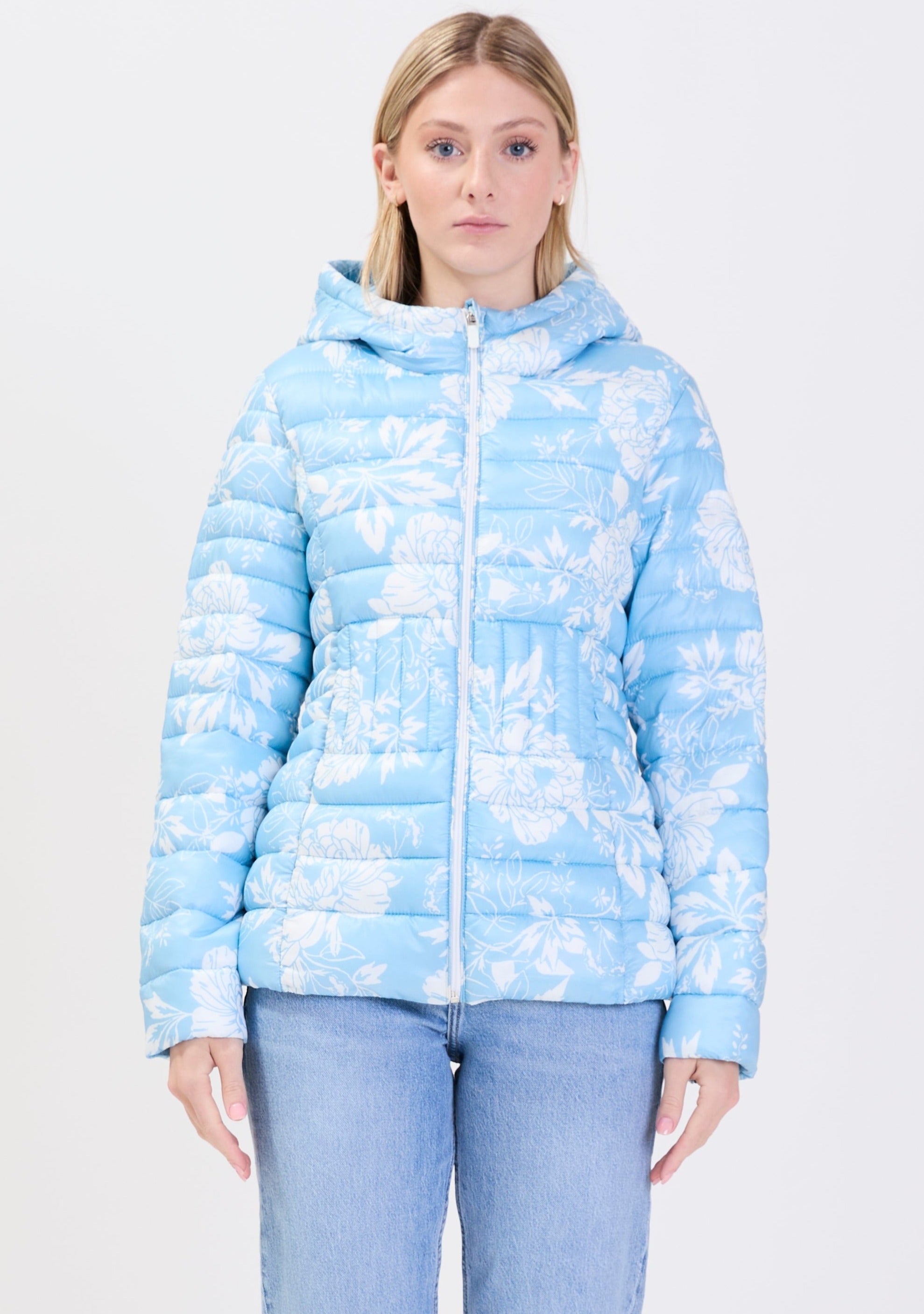 MANDEVILLE| Floral ultralight puffer