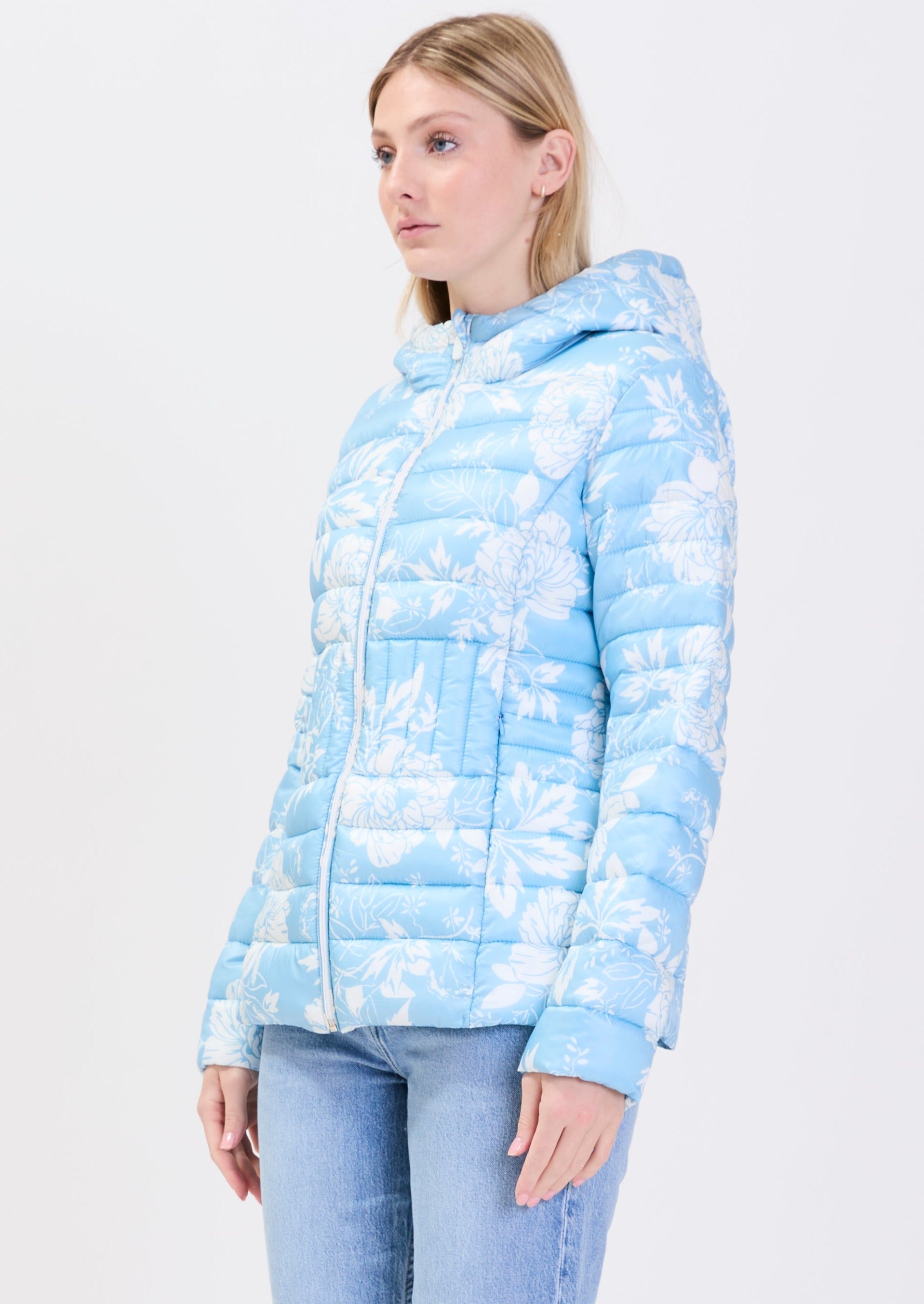 MANDEVILLE| Floral ultralight puffer