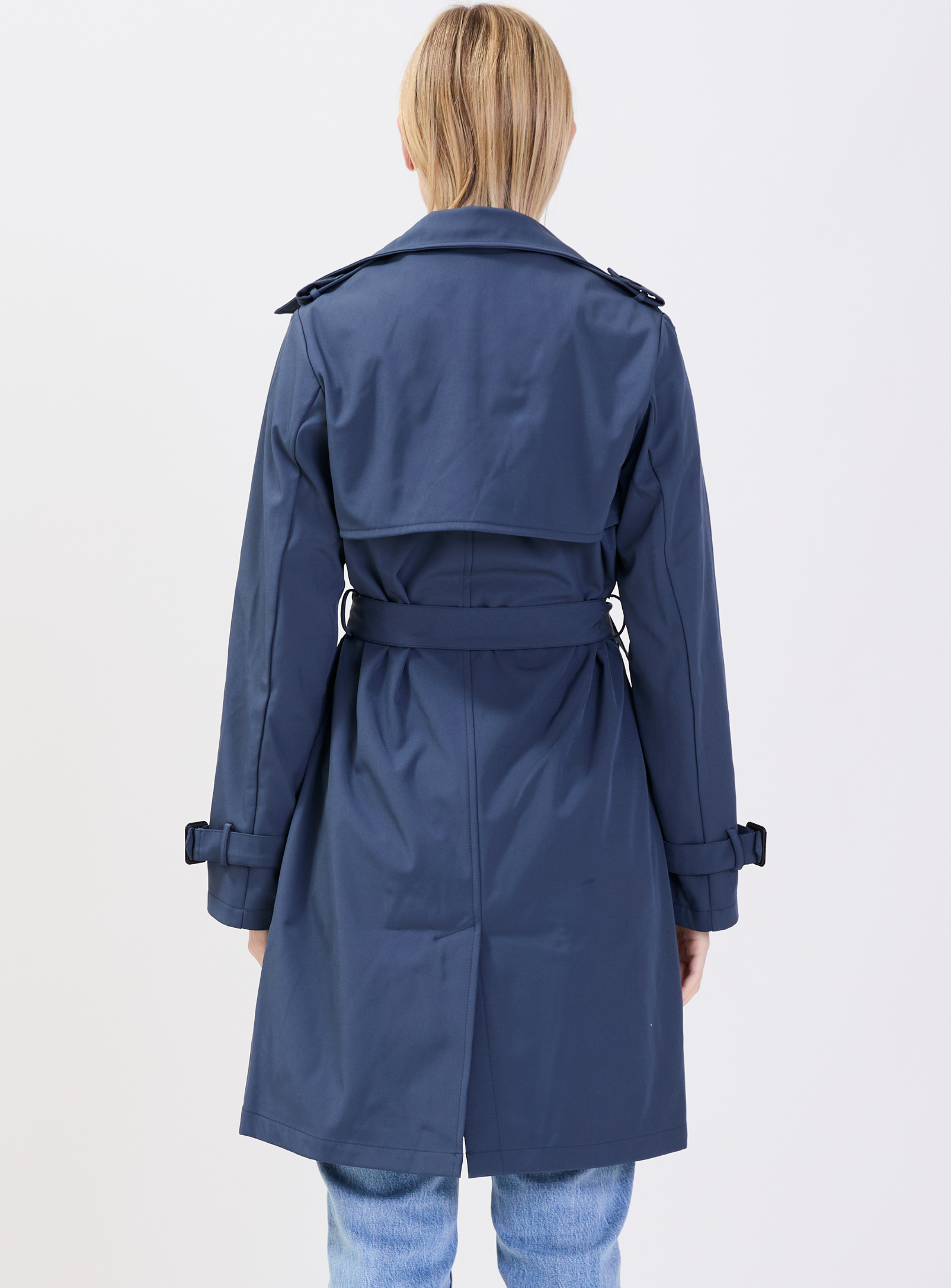 SABRINA | Long belted trench coat