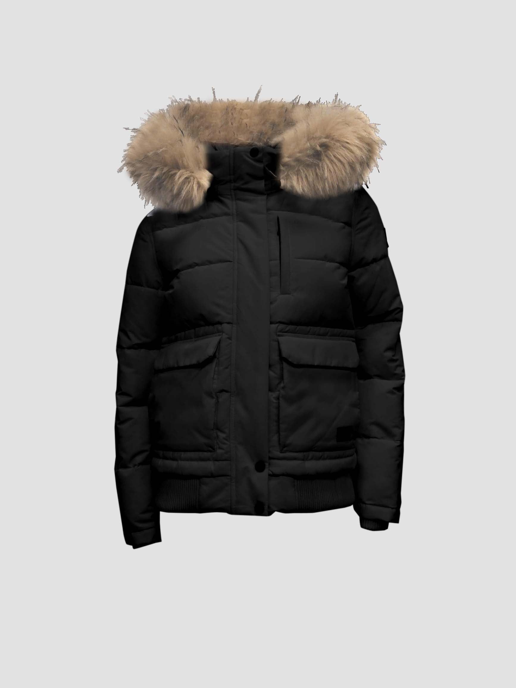 OVALIA | Removable Hood &Fur Bomber