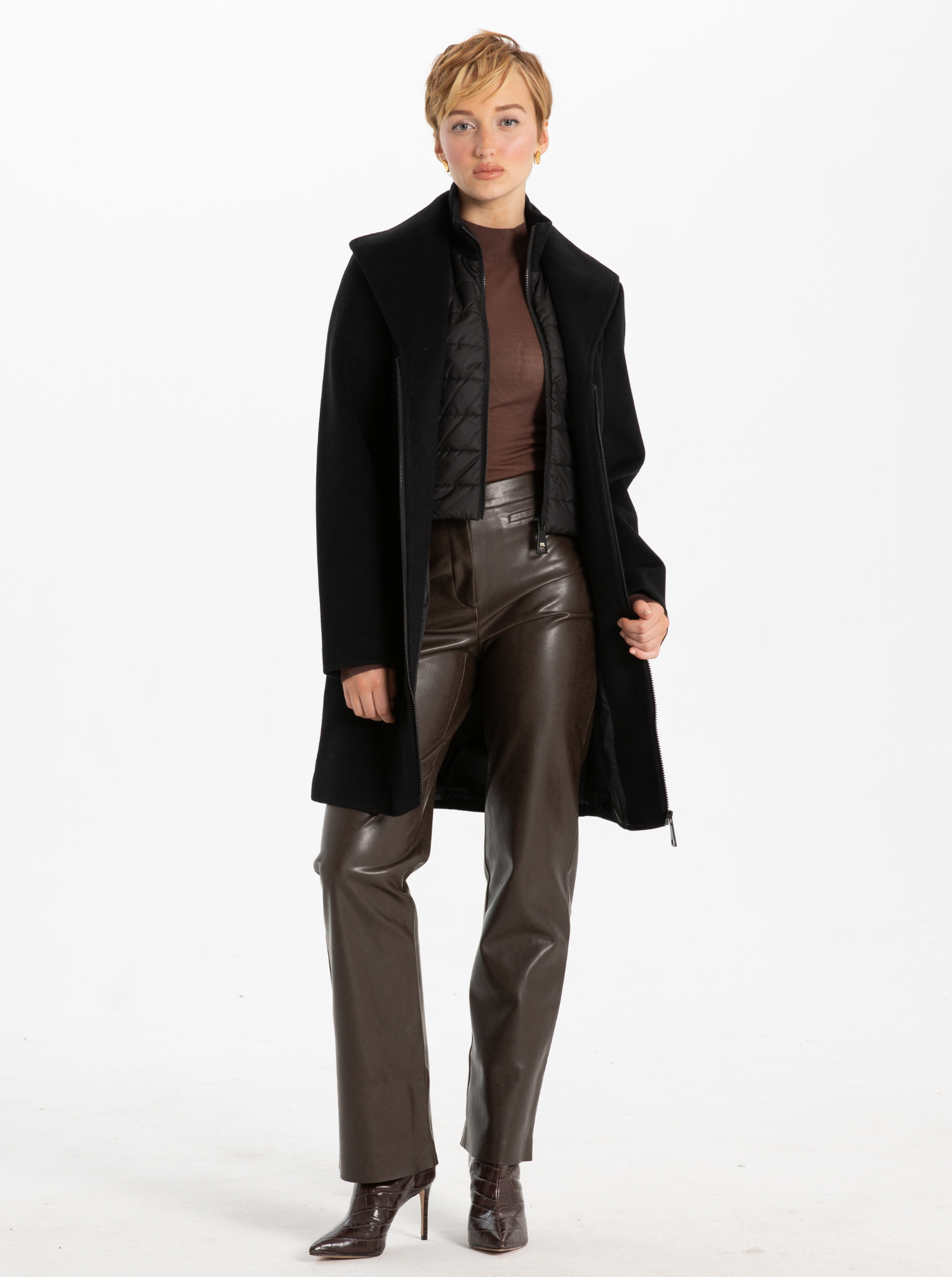 SERENA| Melton Long Coat