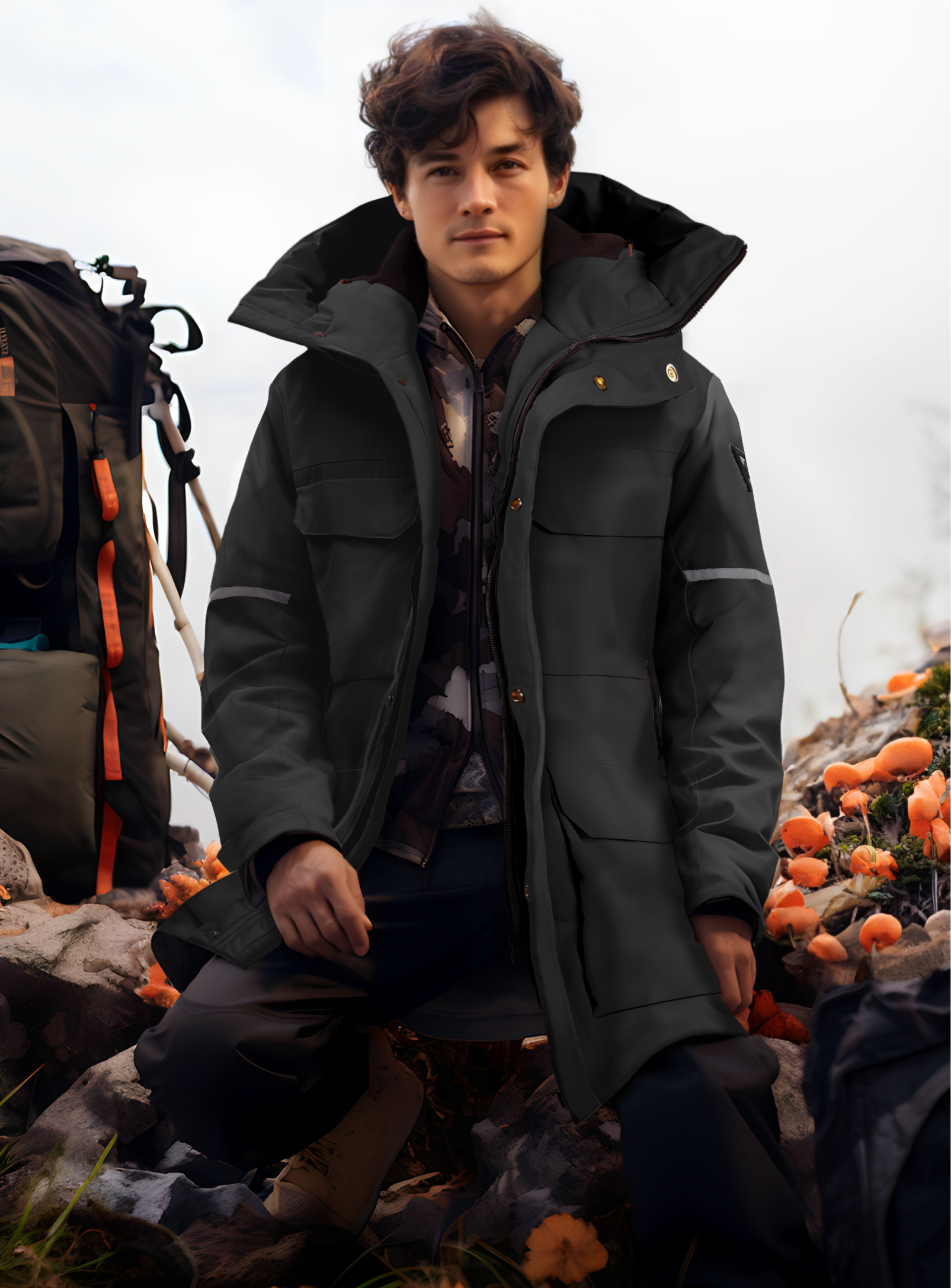 AXELSON | Long Multi Pockets Parka