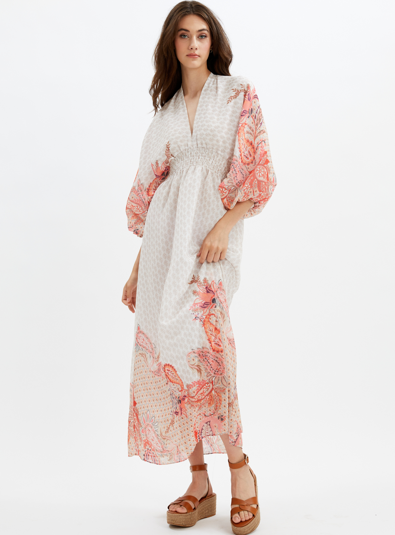 HELAINE  Retro Maxi Dress – Point Zero