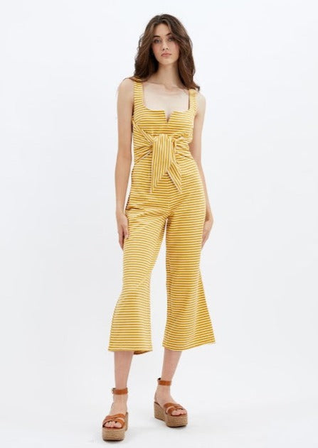 NADINE | Striped Terry Jumpsuit