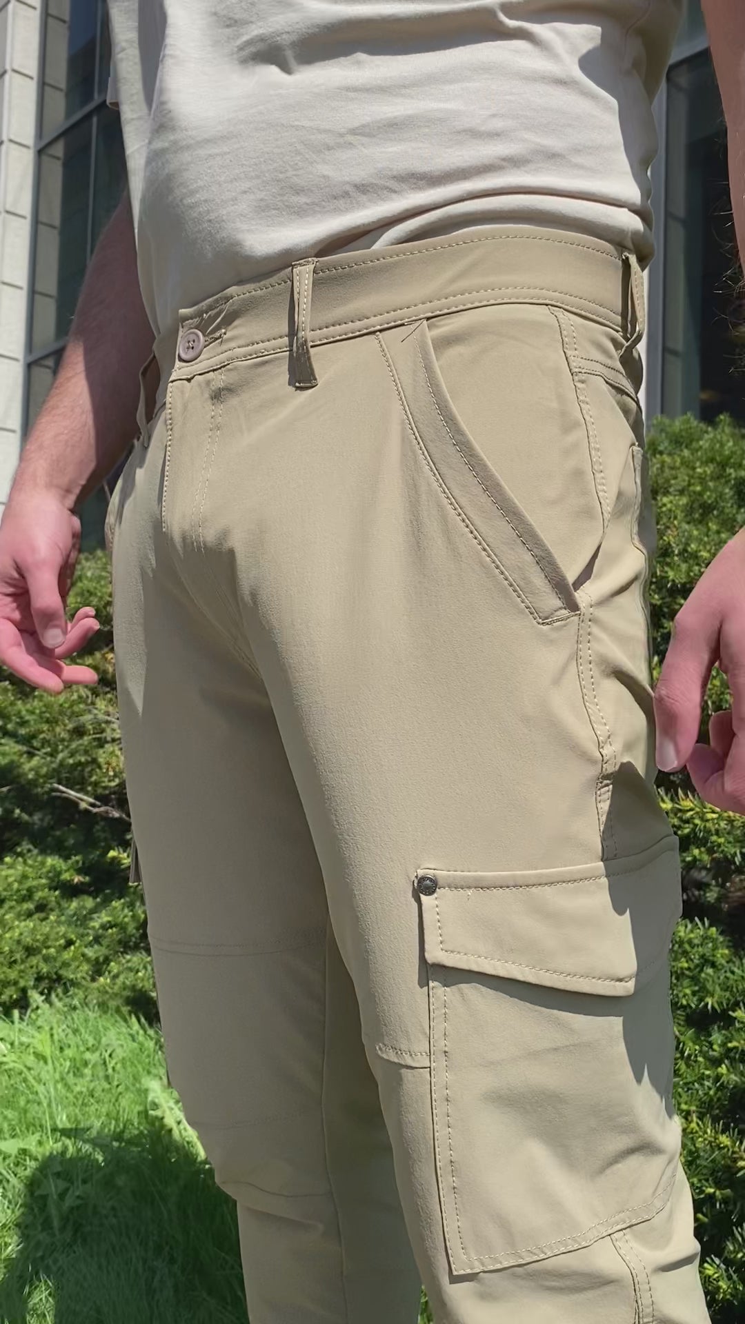 DAVID | the 4-Way Stretch Recycled Microfiber Cargo Pants