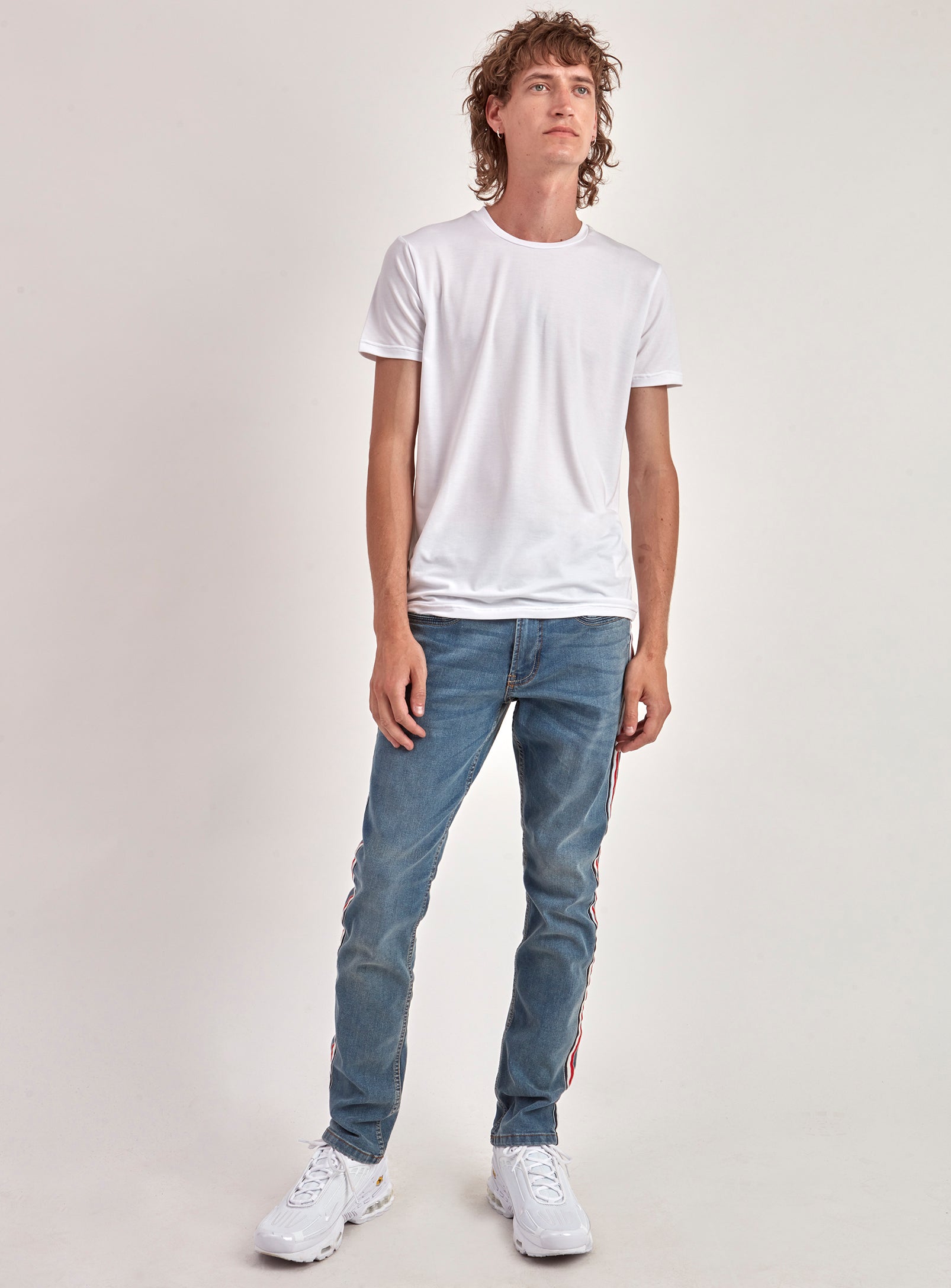 Kyle | Stretch Jeans with side tape