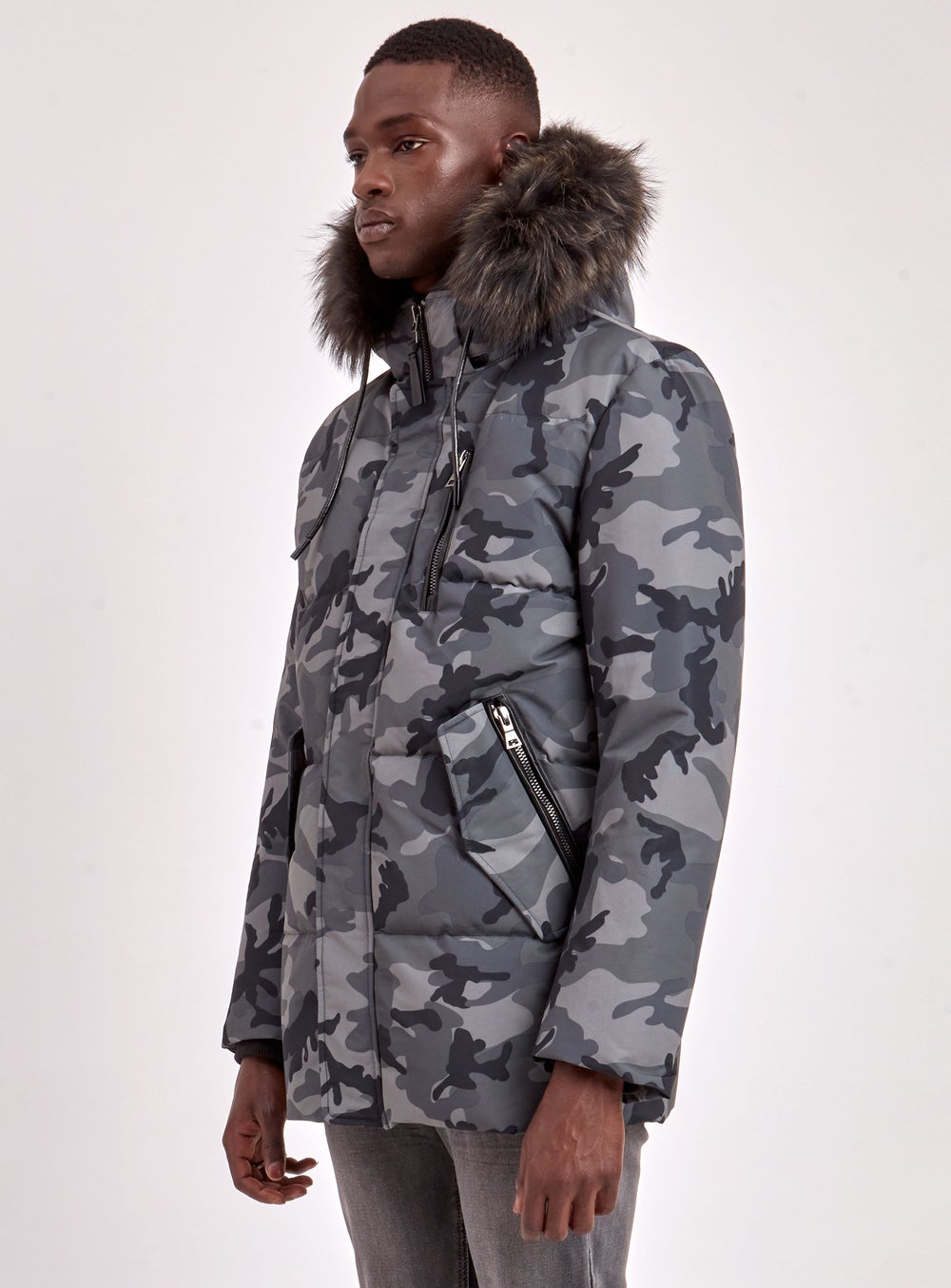 Henriano| Black Label camo premium parka