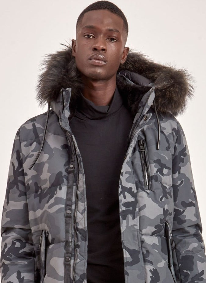 Henriano| Black Label camo premium parka