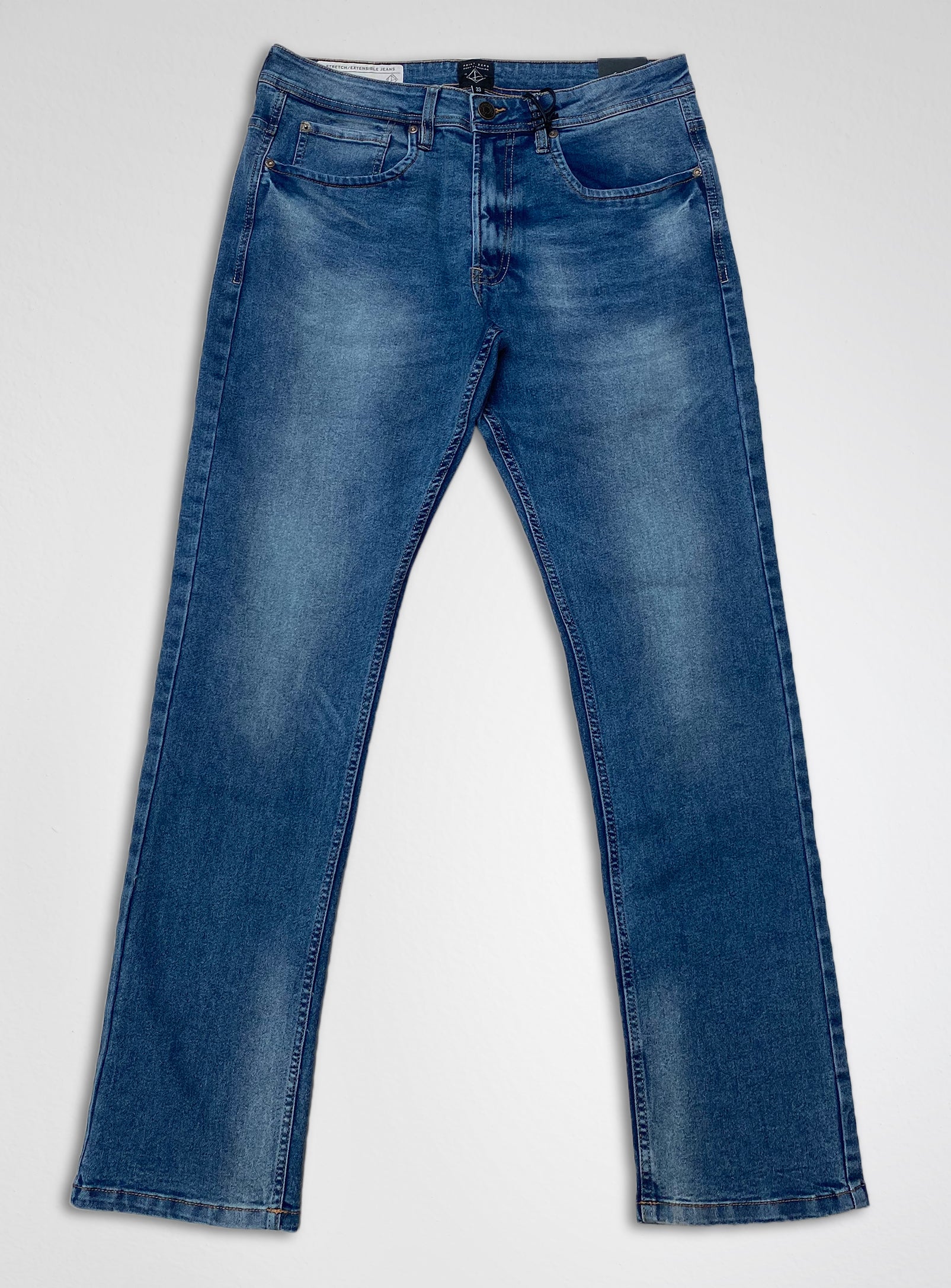 Slim Fit Five-Pocket Stretch Jeans