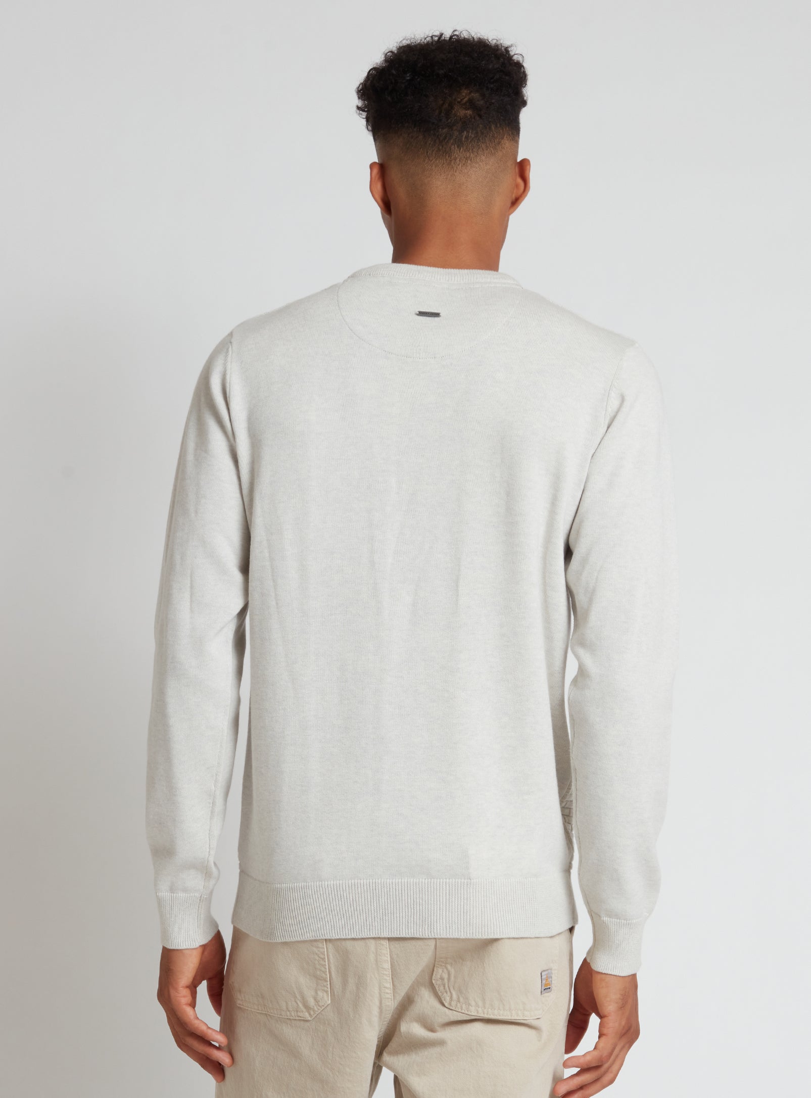 SWEN | Cotton crewneck fine gauge sweater
