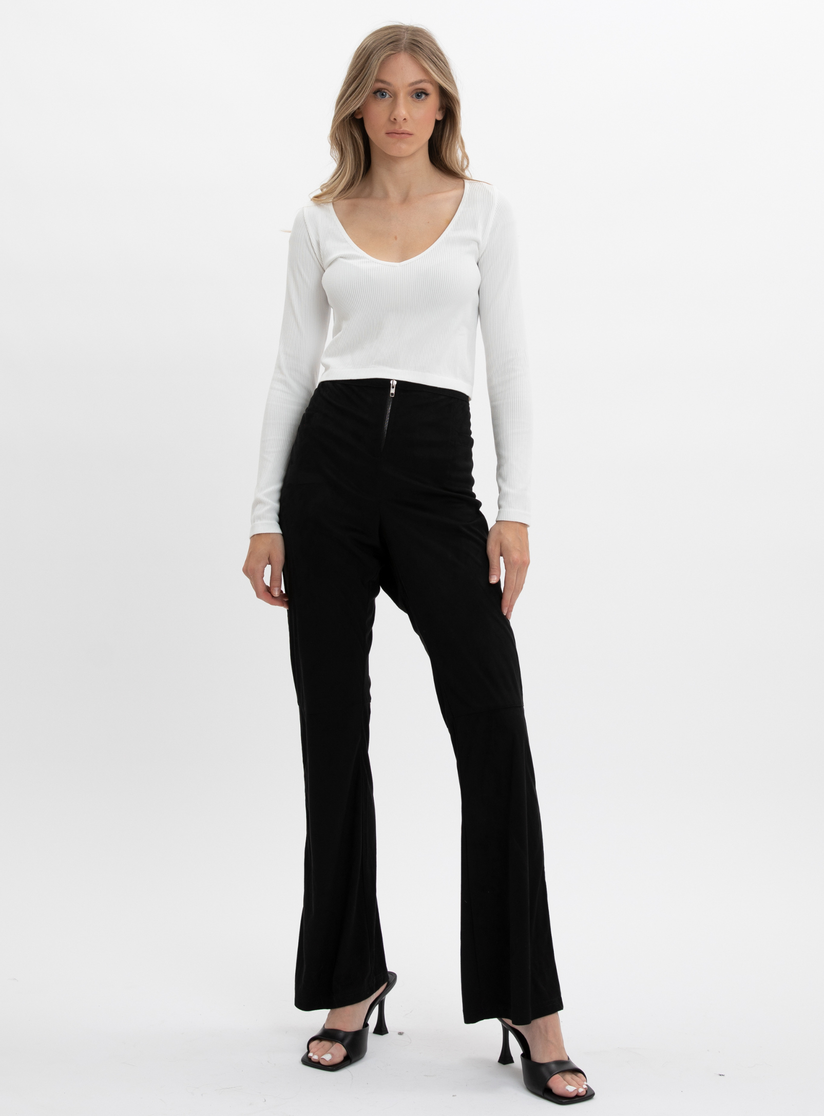 VICTORIA | Flare pant with zip