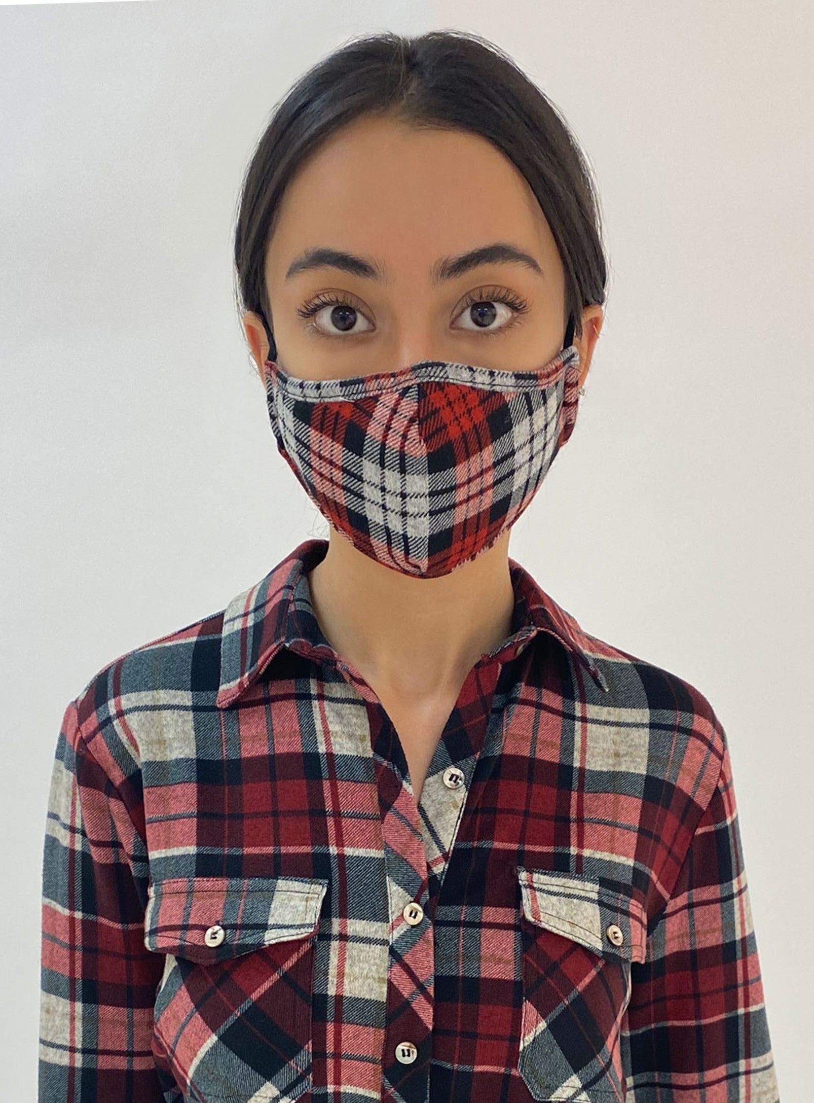 REUSABLE 3 LAYER MASK | A PACK OF 3 MASKS-GREY