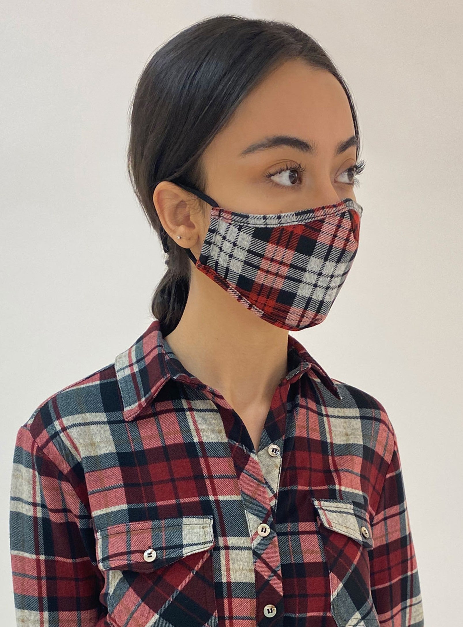 REUSABLE 3 LAYER MASK | A PACK OF 3 MASKS-GREY